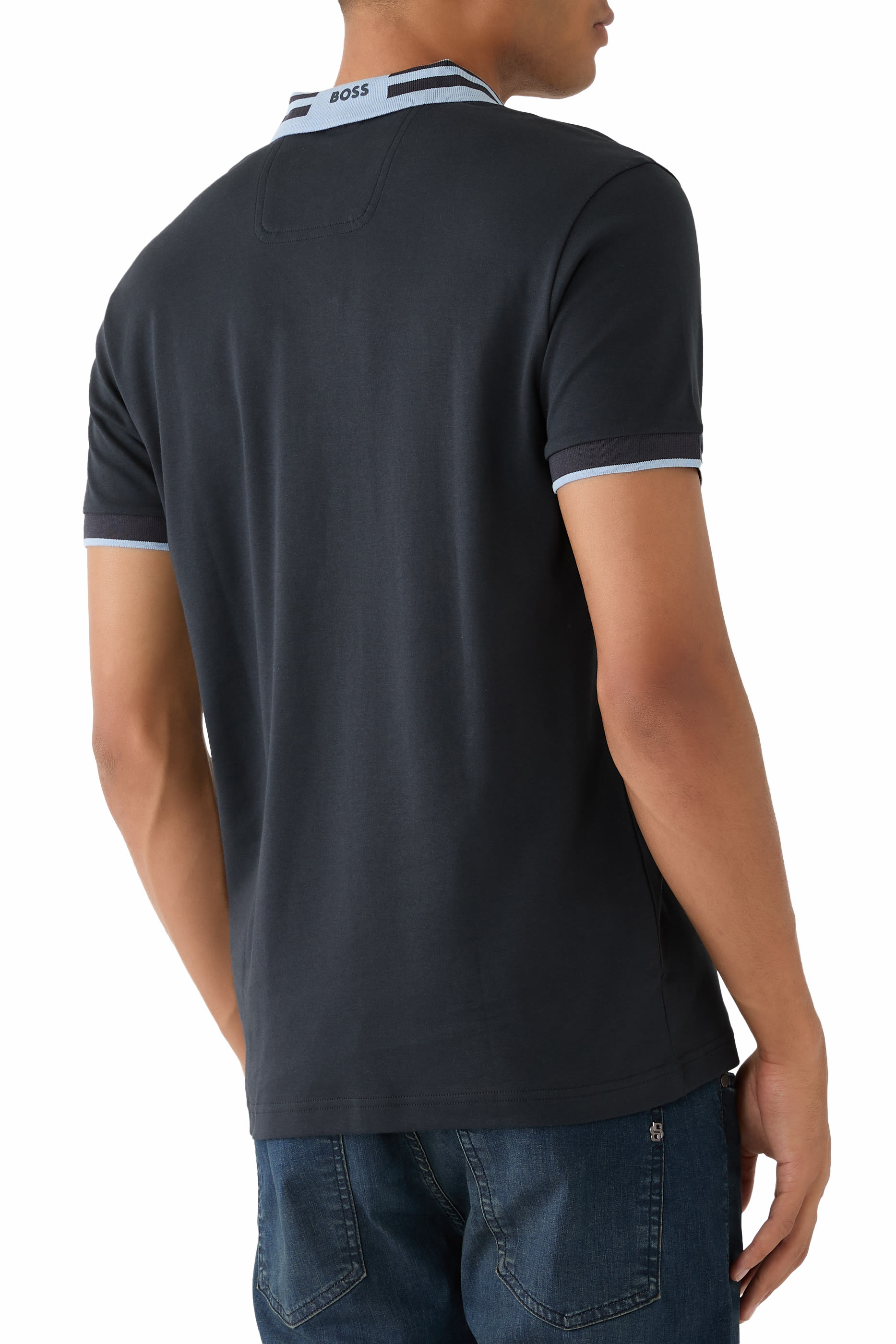 Paule Interlock Knit Polo Shirt