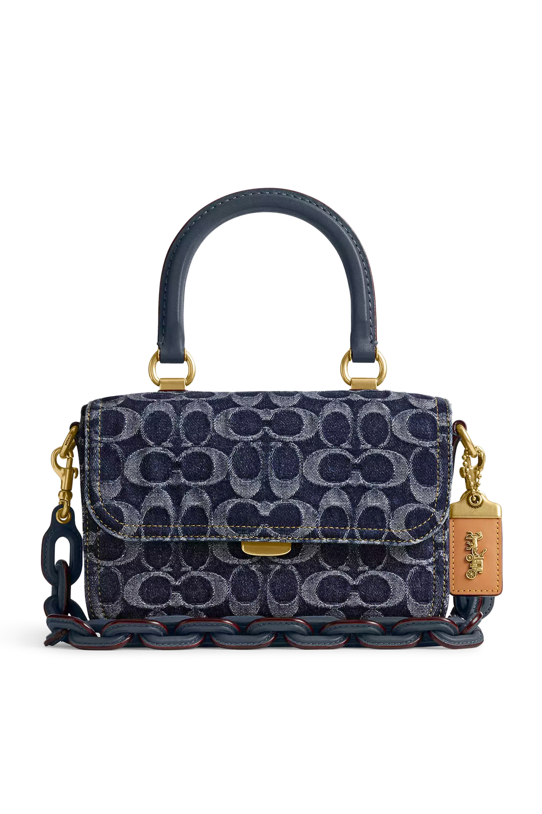 Rogue Top Handle In Signature Denim
