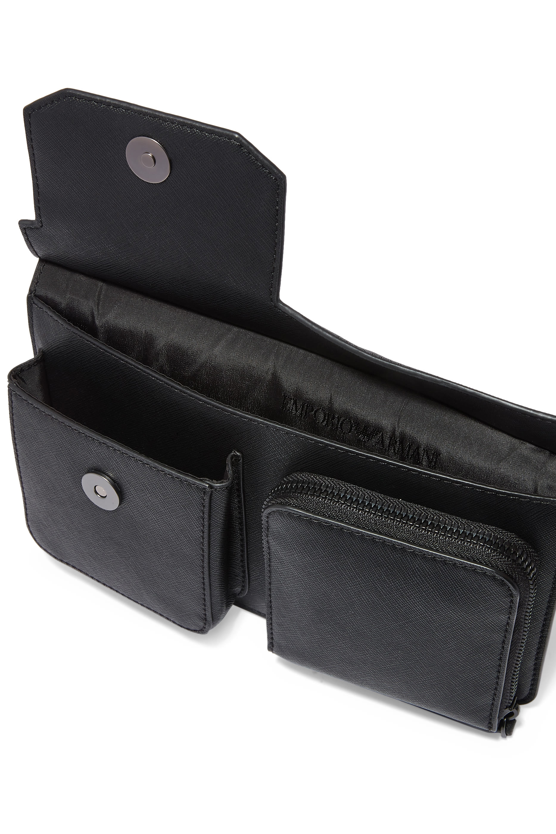 EA Tech Case Crossbody Bag in Eco Leather