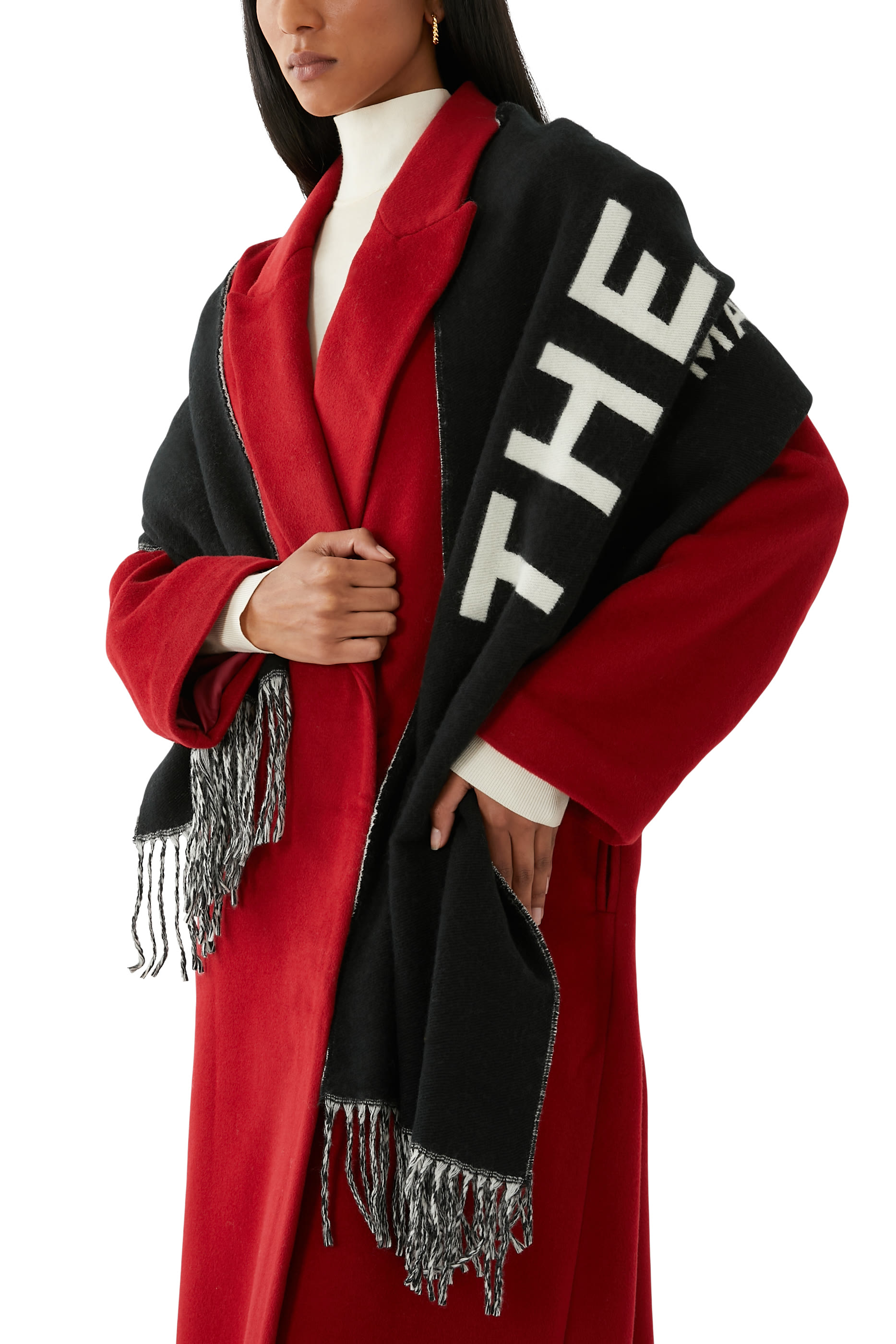 Logo Wool-Blend Scarf