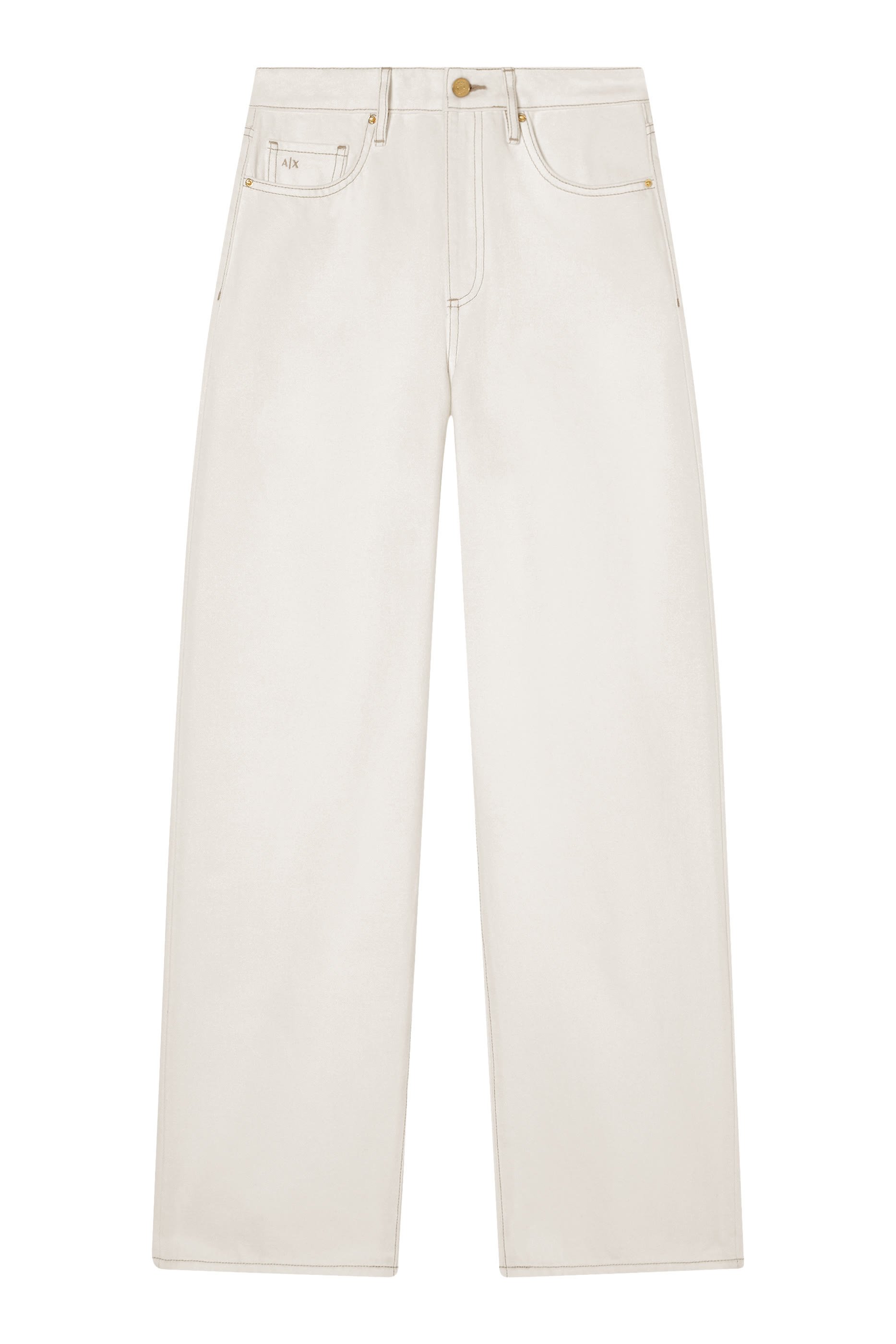 Relaxed Fit Optic White Jeans 