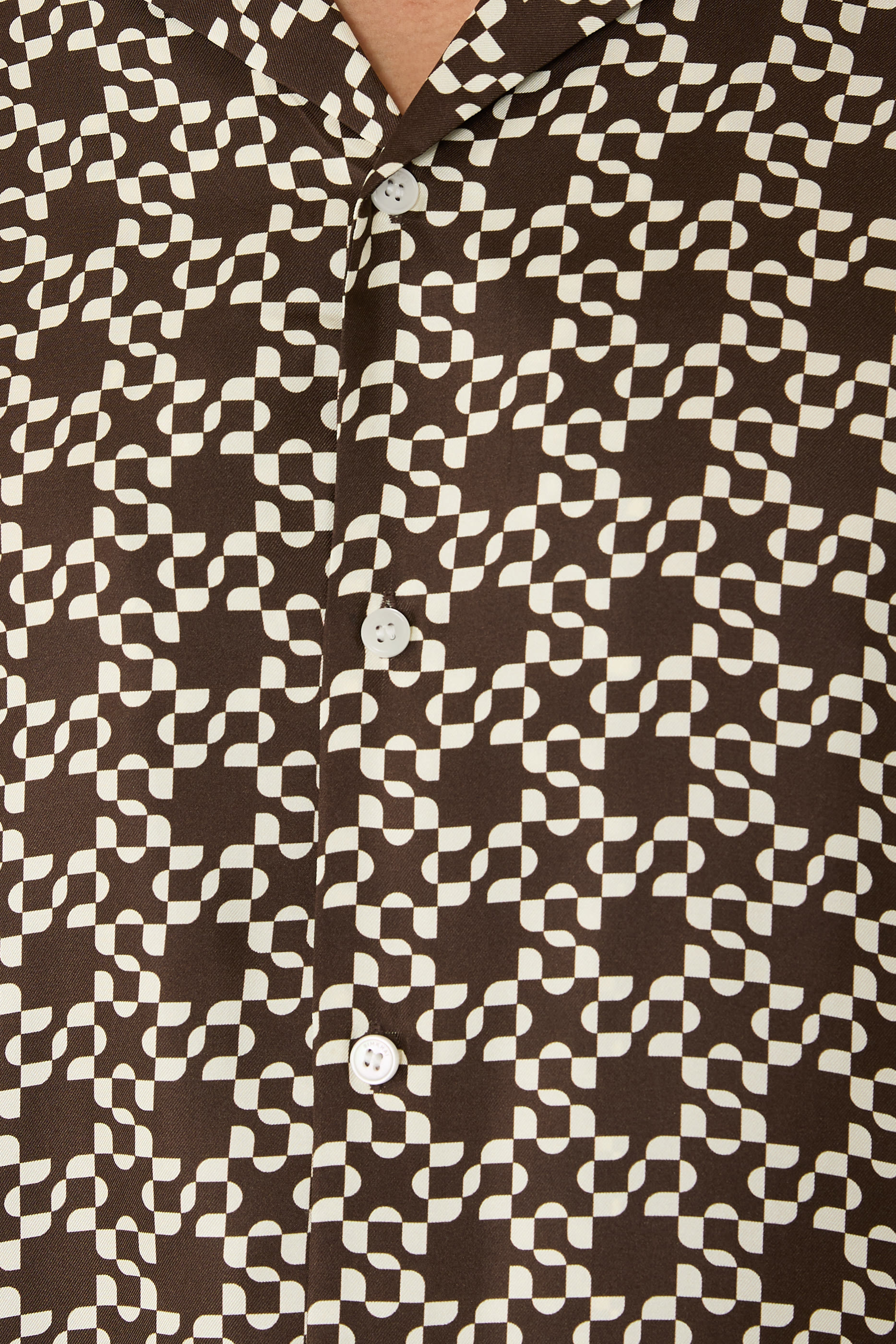 Casper Printed Silk Shirt 