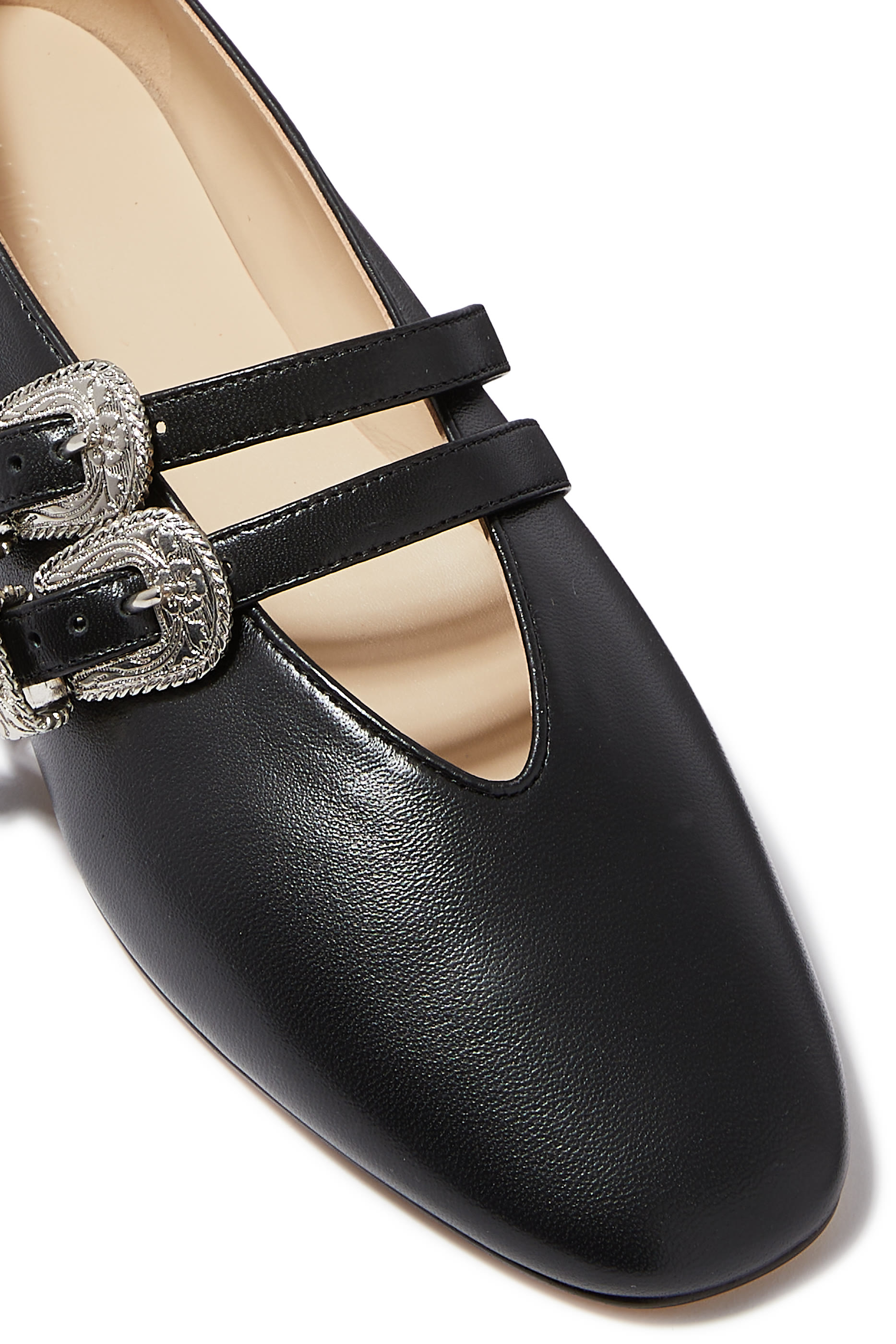 Claudia Ballerina with Double Buckle Straps