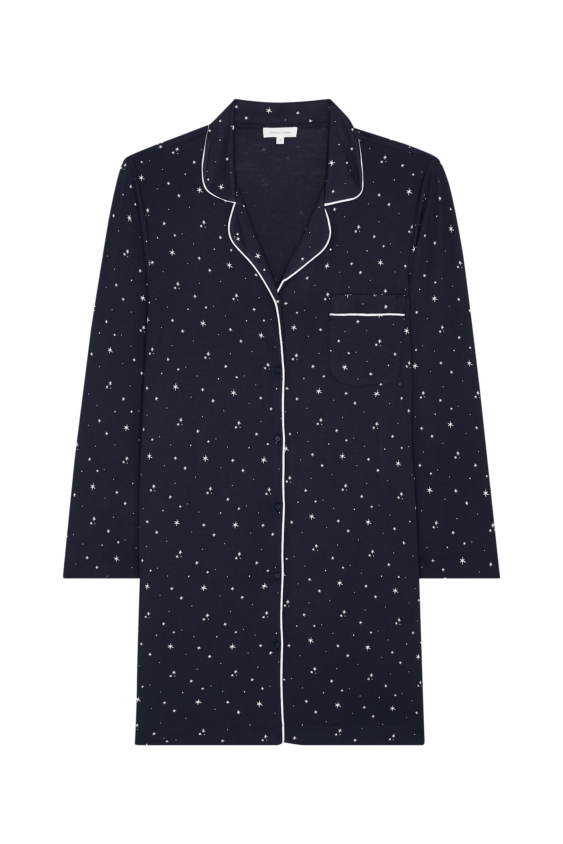  Jersey Star Print Classic Nightshirt 