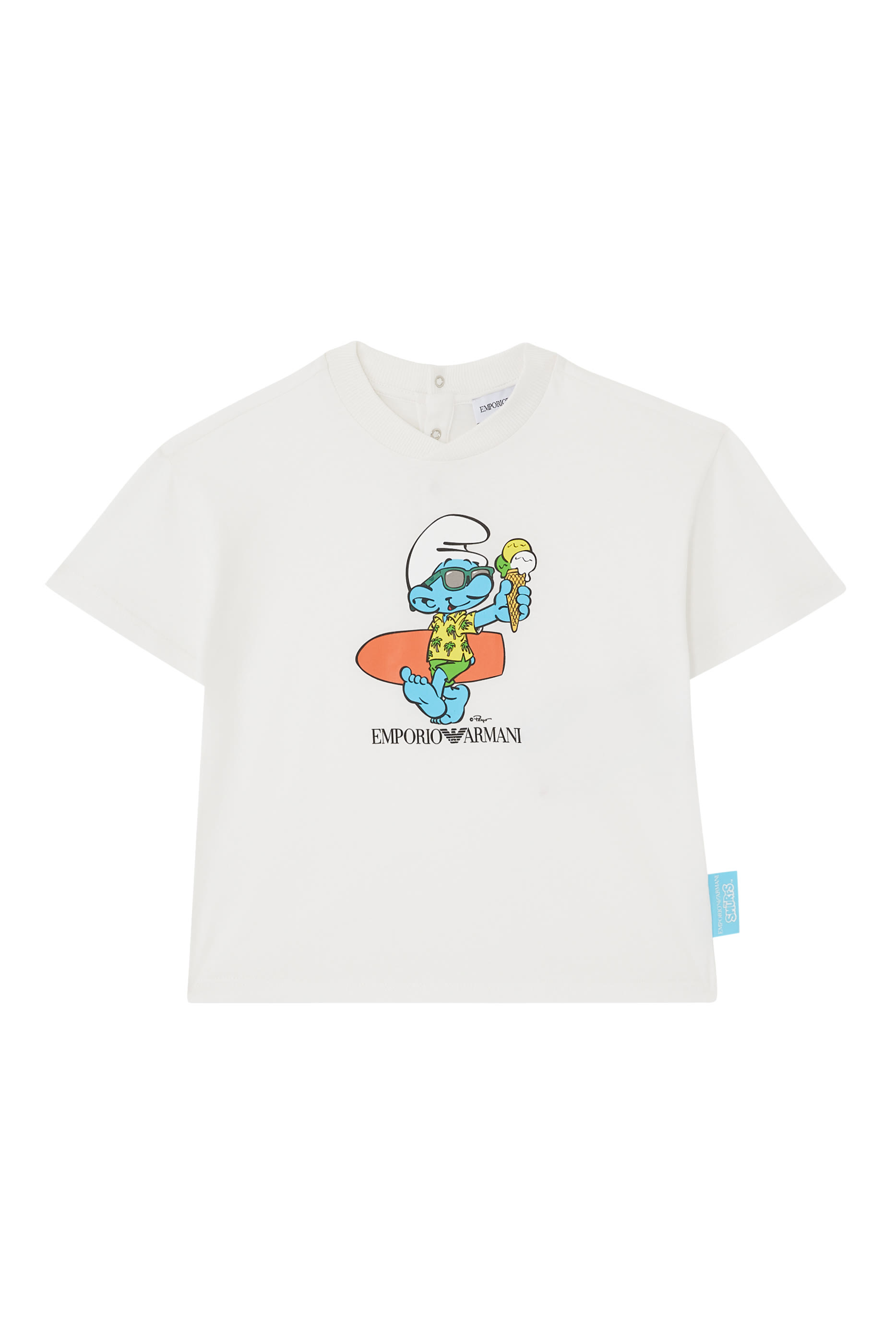 Kids Smurfs Print T-Shirt