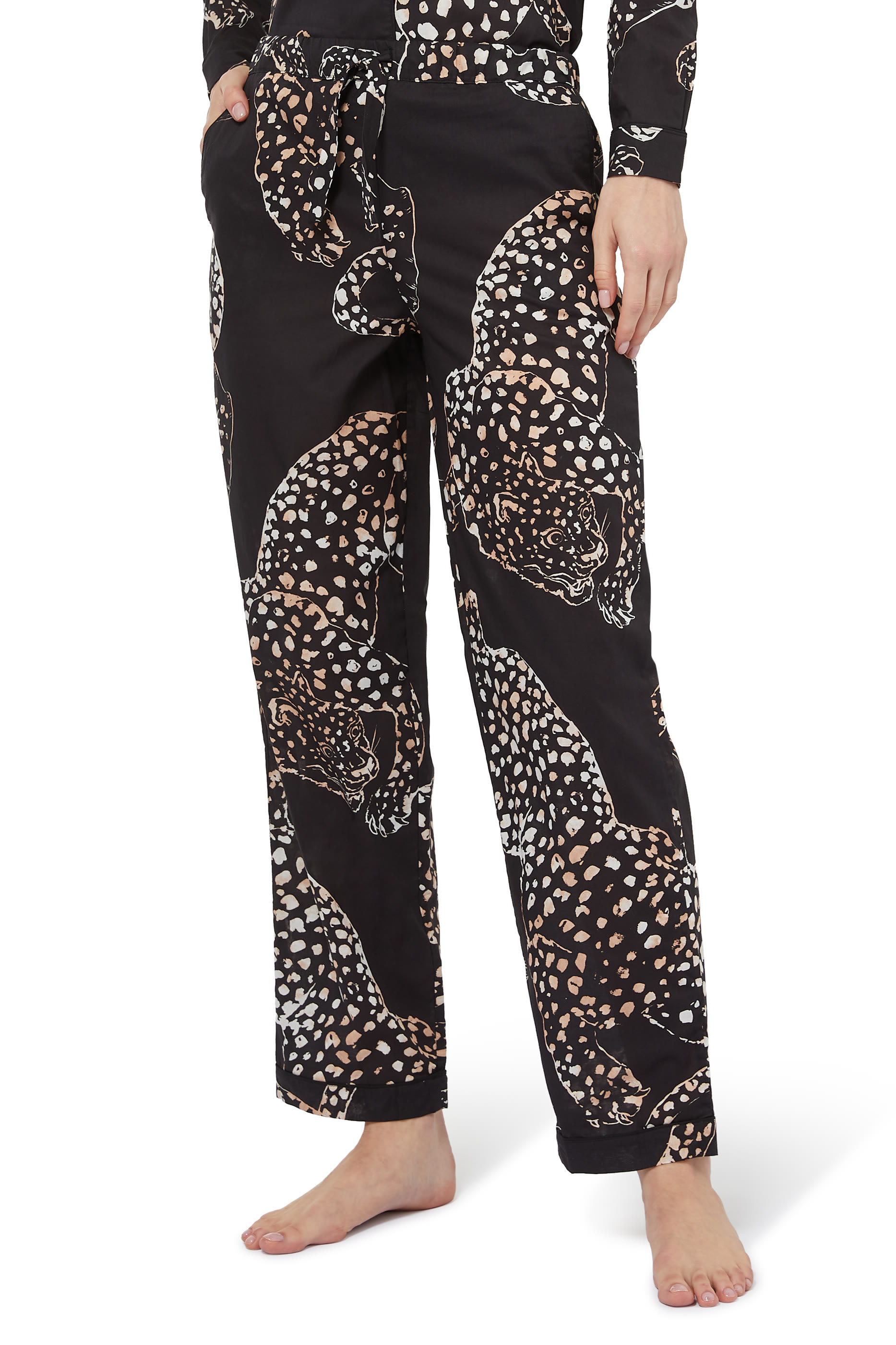 Jaguar Print Pajama Set