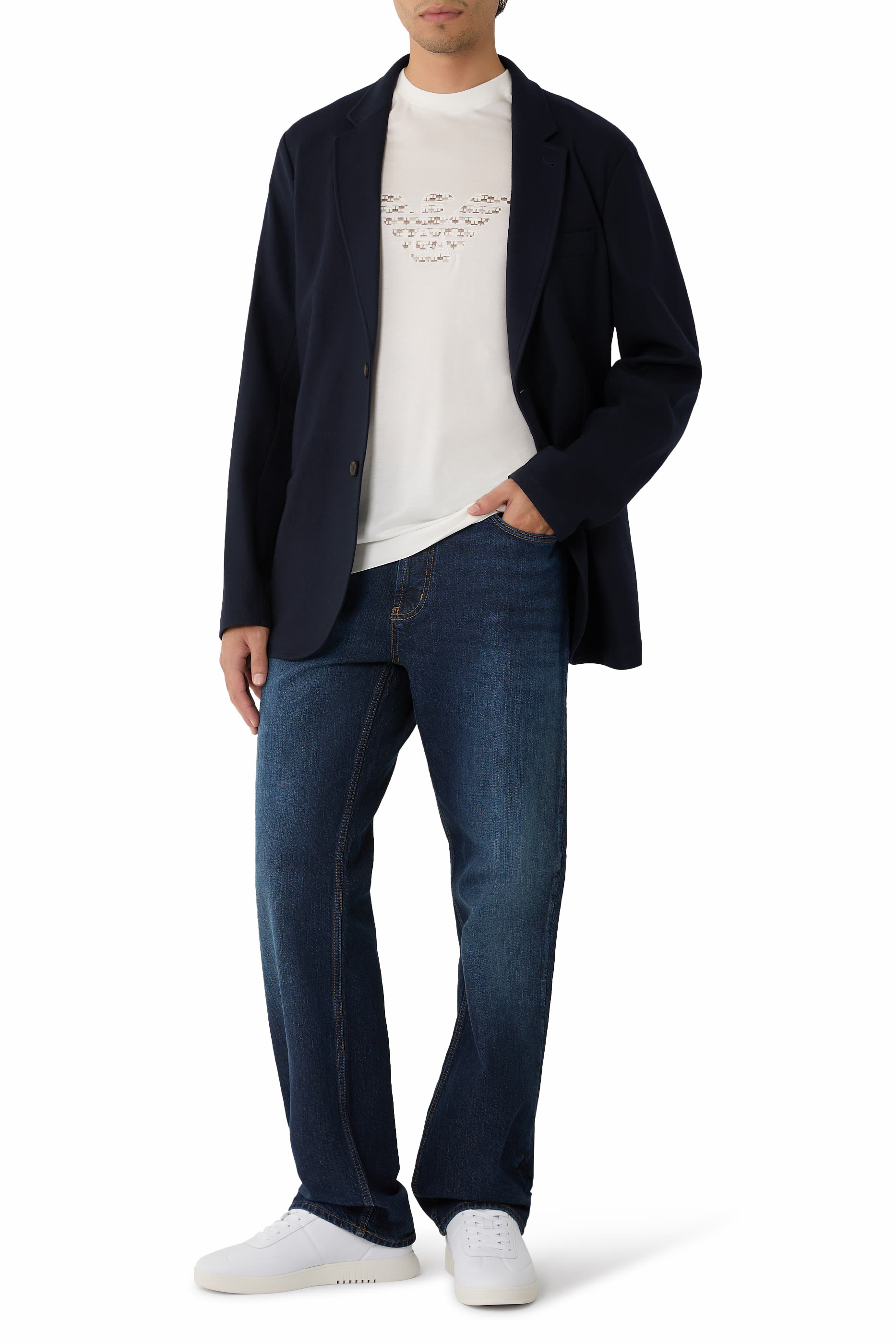 Travel Essentials Single-Breasted Virgin-Wool Flannel Blazer