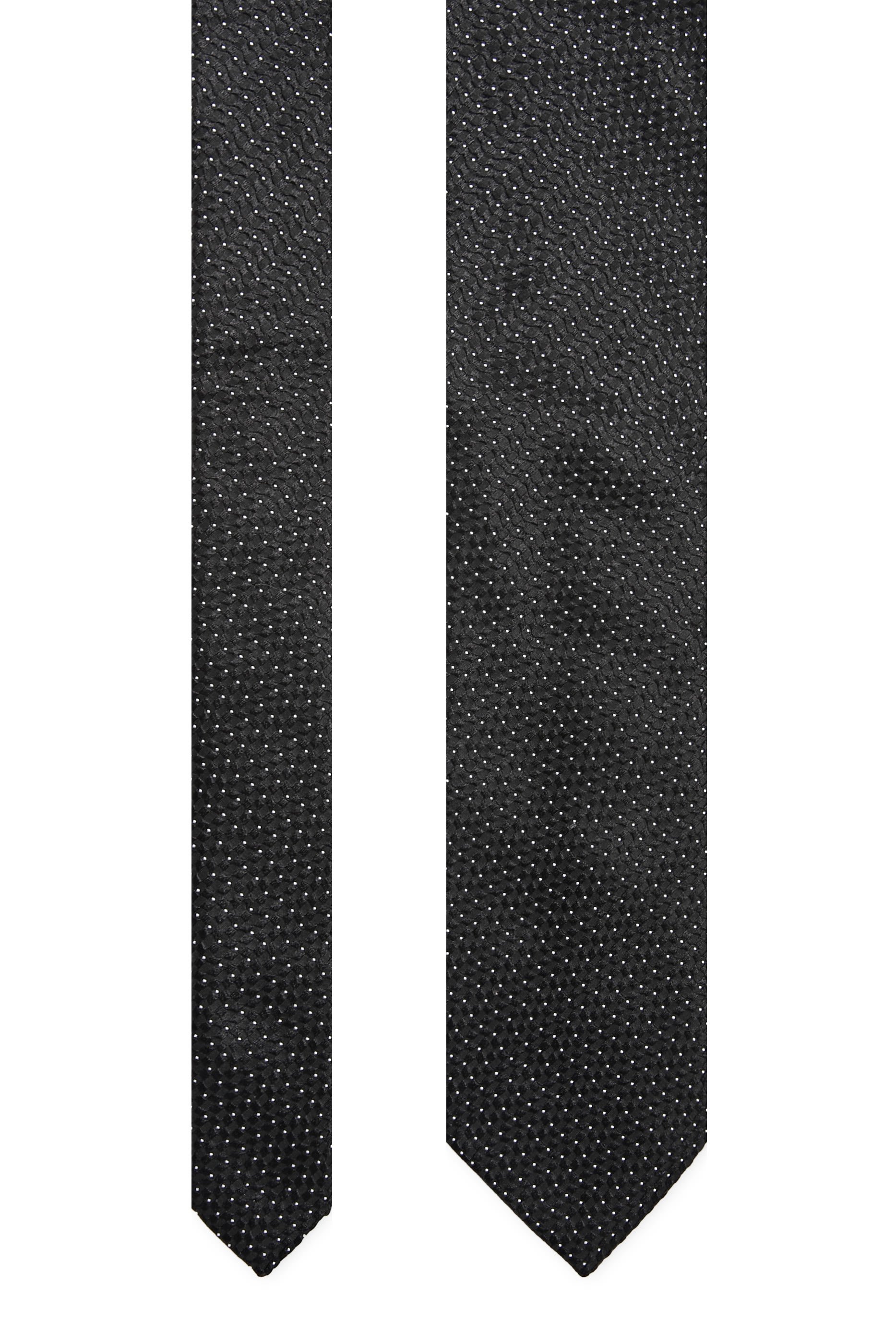  Pin-Dot Woven Silk Tie