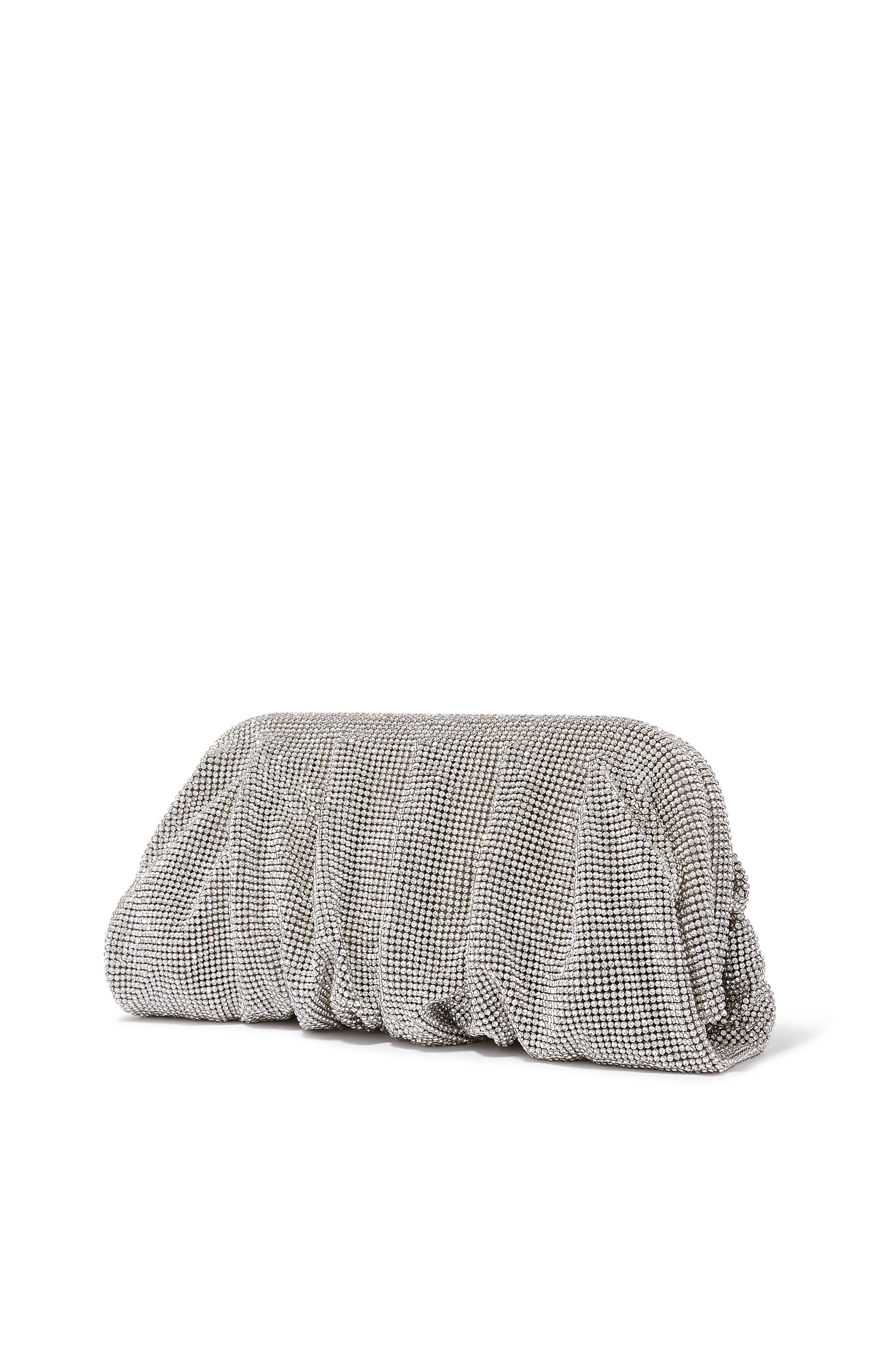 Venus La Grande Rhinstone Mesh Clutch