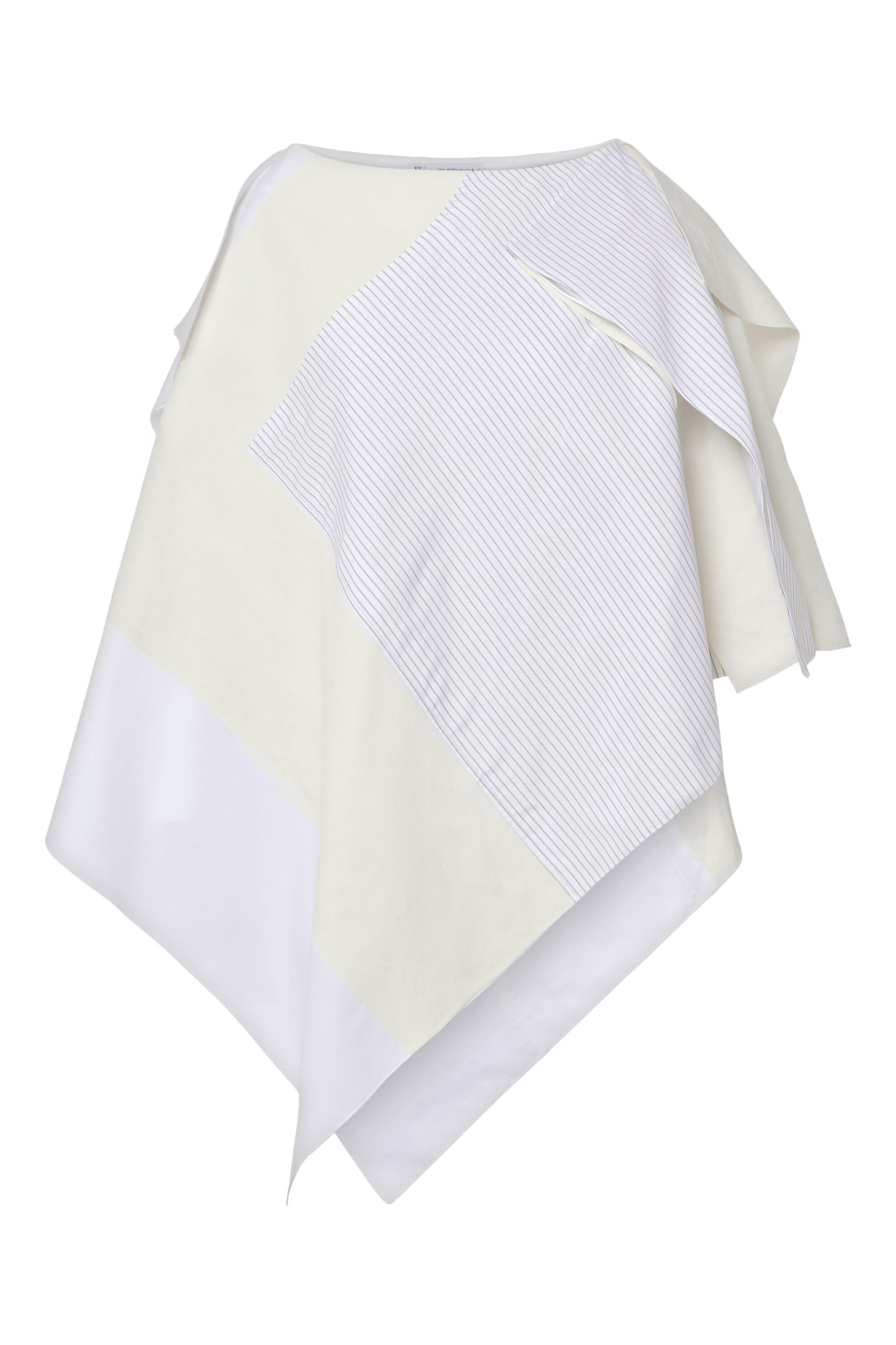 Asymmetric Patchwork Midi Skirt