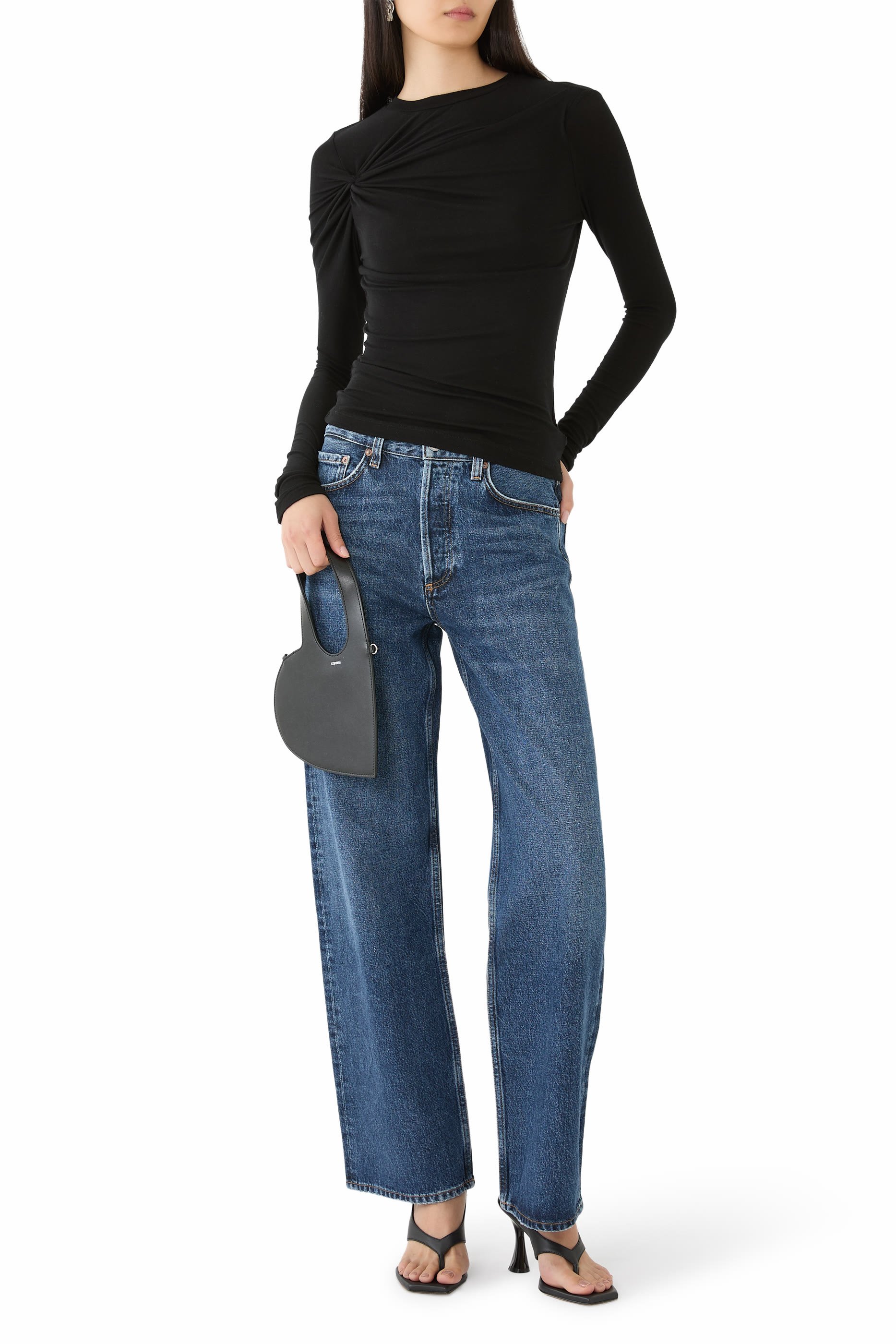 Lissa Log Sleeve T-Shirt