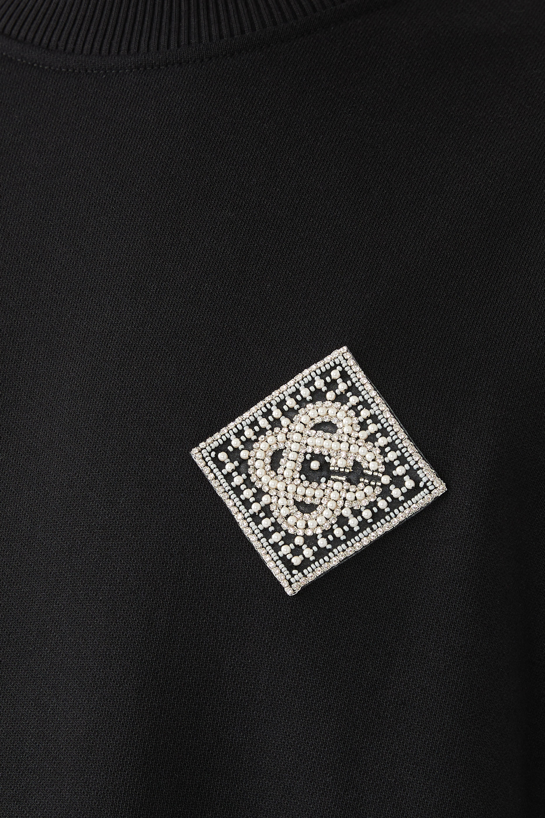 Pearl Diamond Patch Sweatshirt