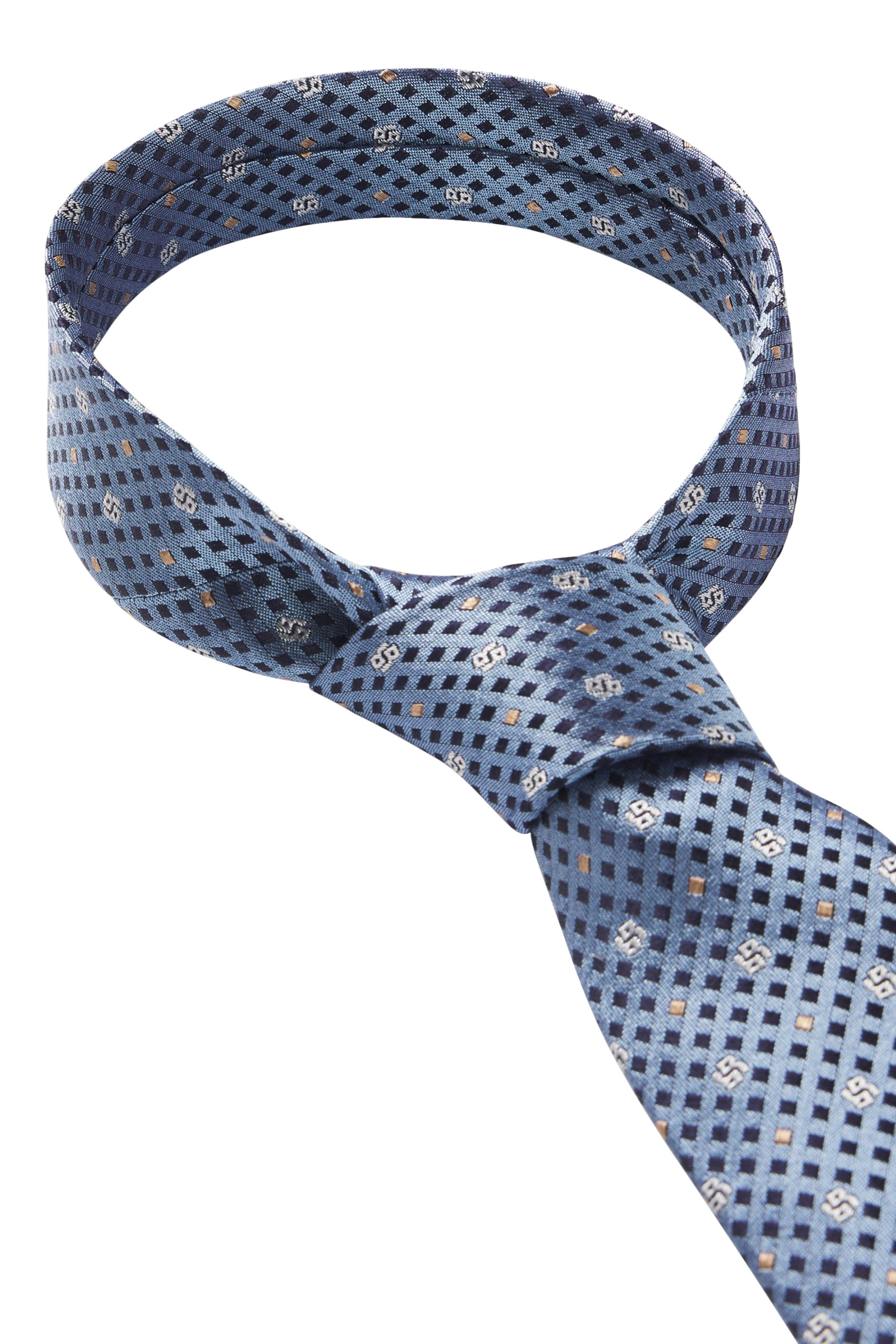 Jacquard Double B Monograms Silk Tie
