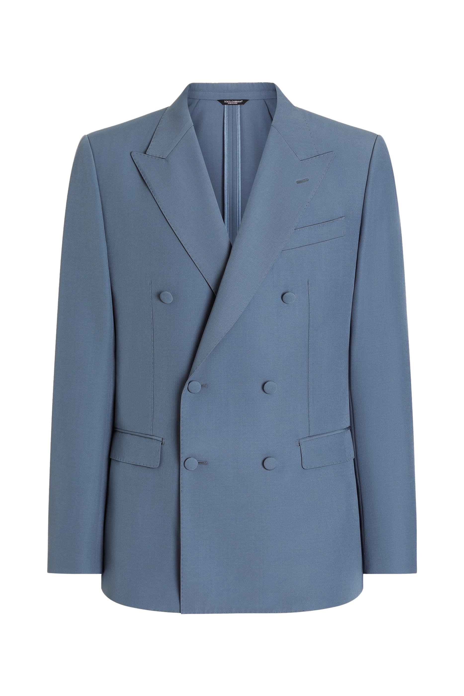 Double-Breasted Wool Trench Coat