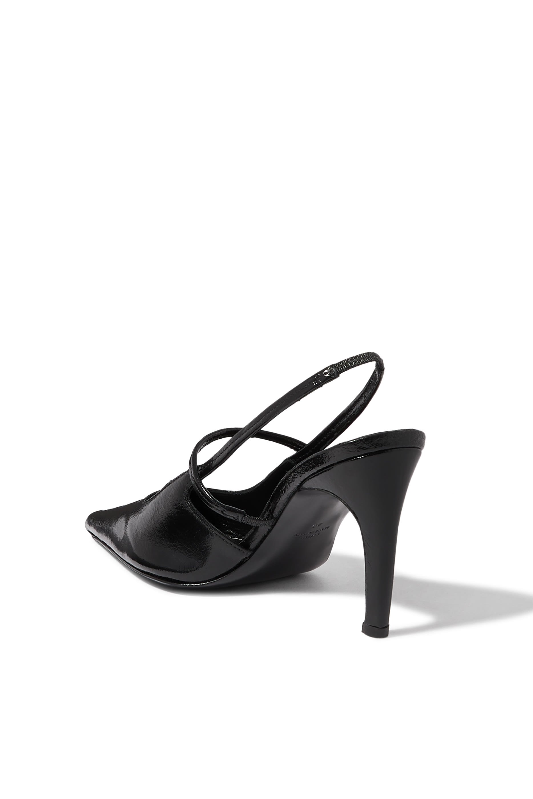 Naplack 85 Stiletto Slingback Pumps