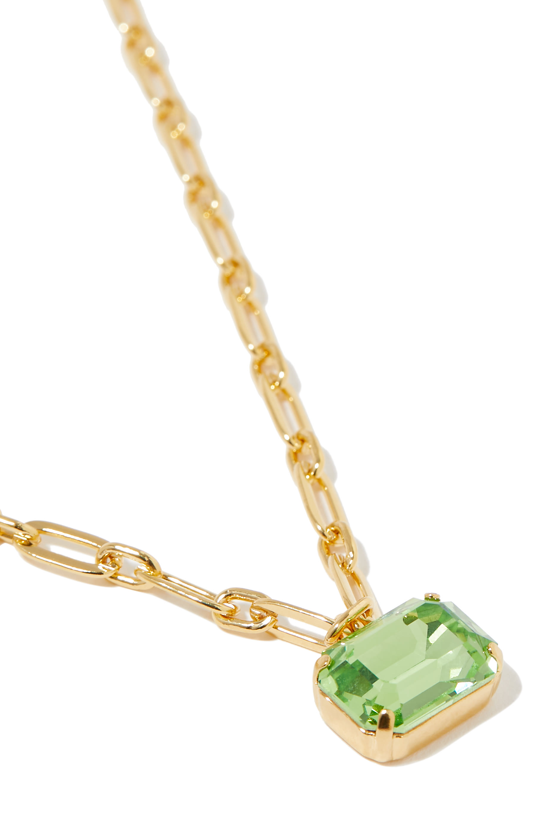 Mini Lydia Necklace, 18k Gold-Plated Metal & Swarovski Crystals