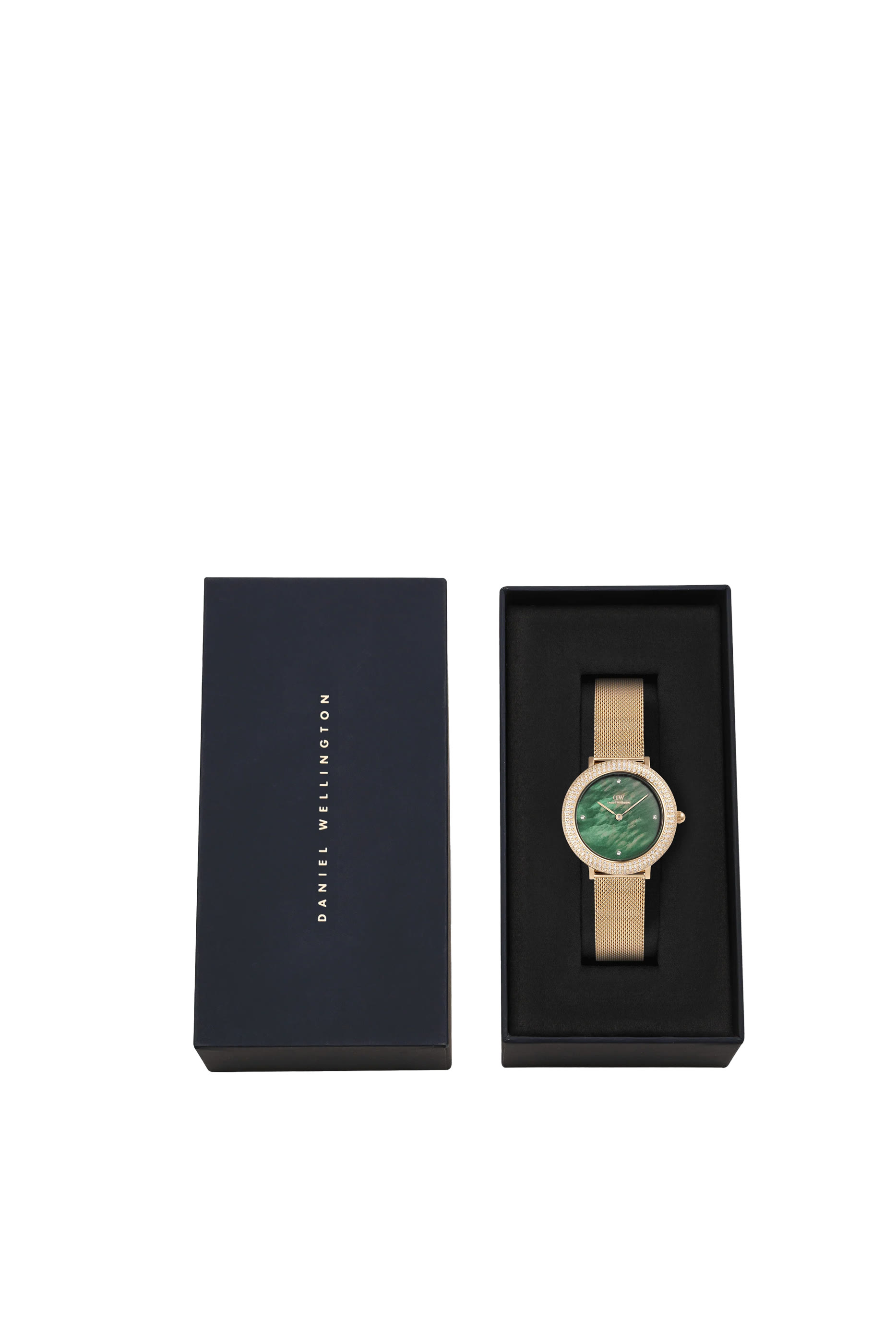 Crystalline Bezel Watch, Stainless Steel