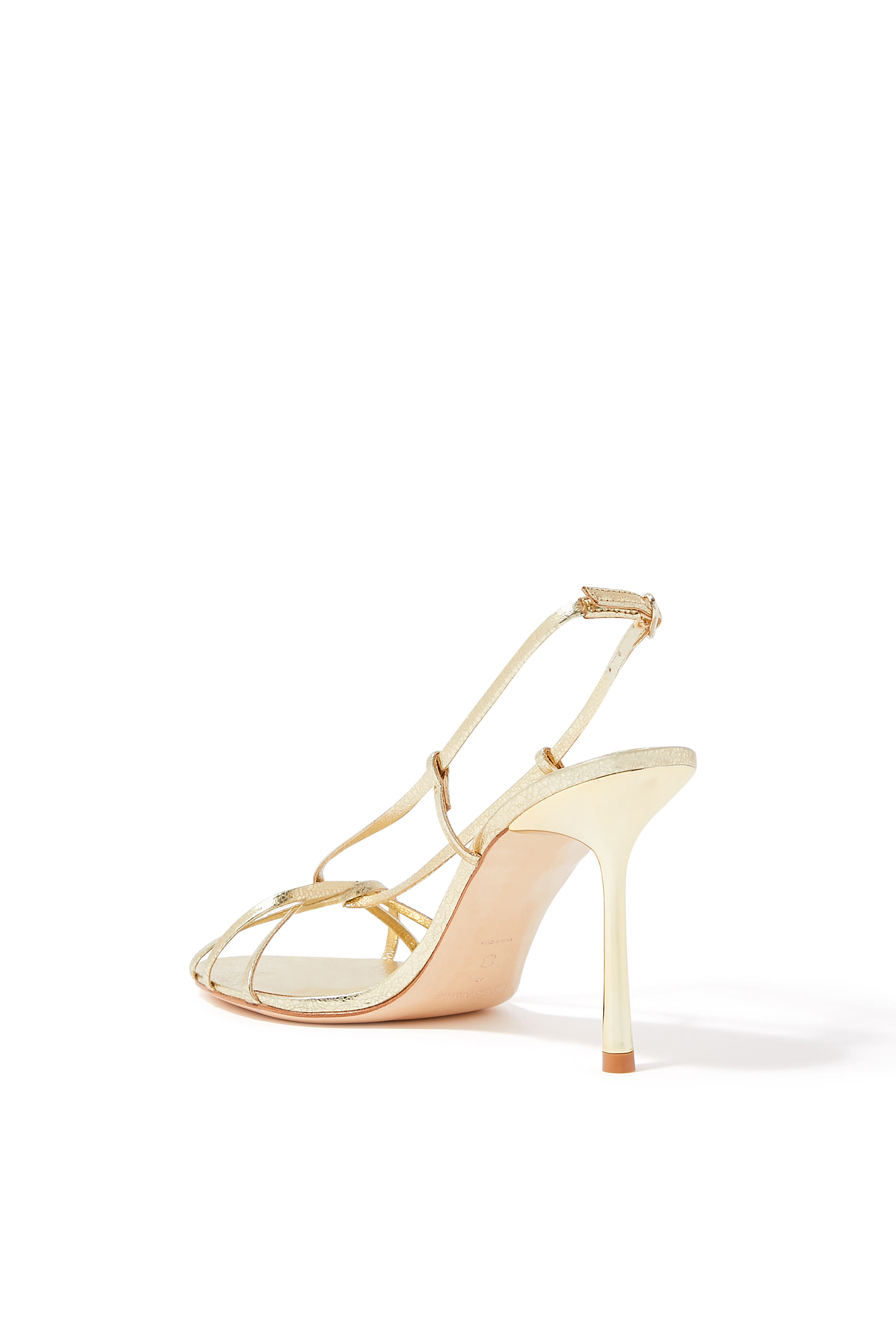 Entwined Metallic 90 Sandals