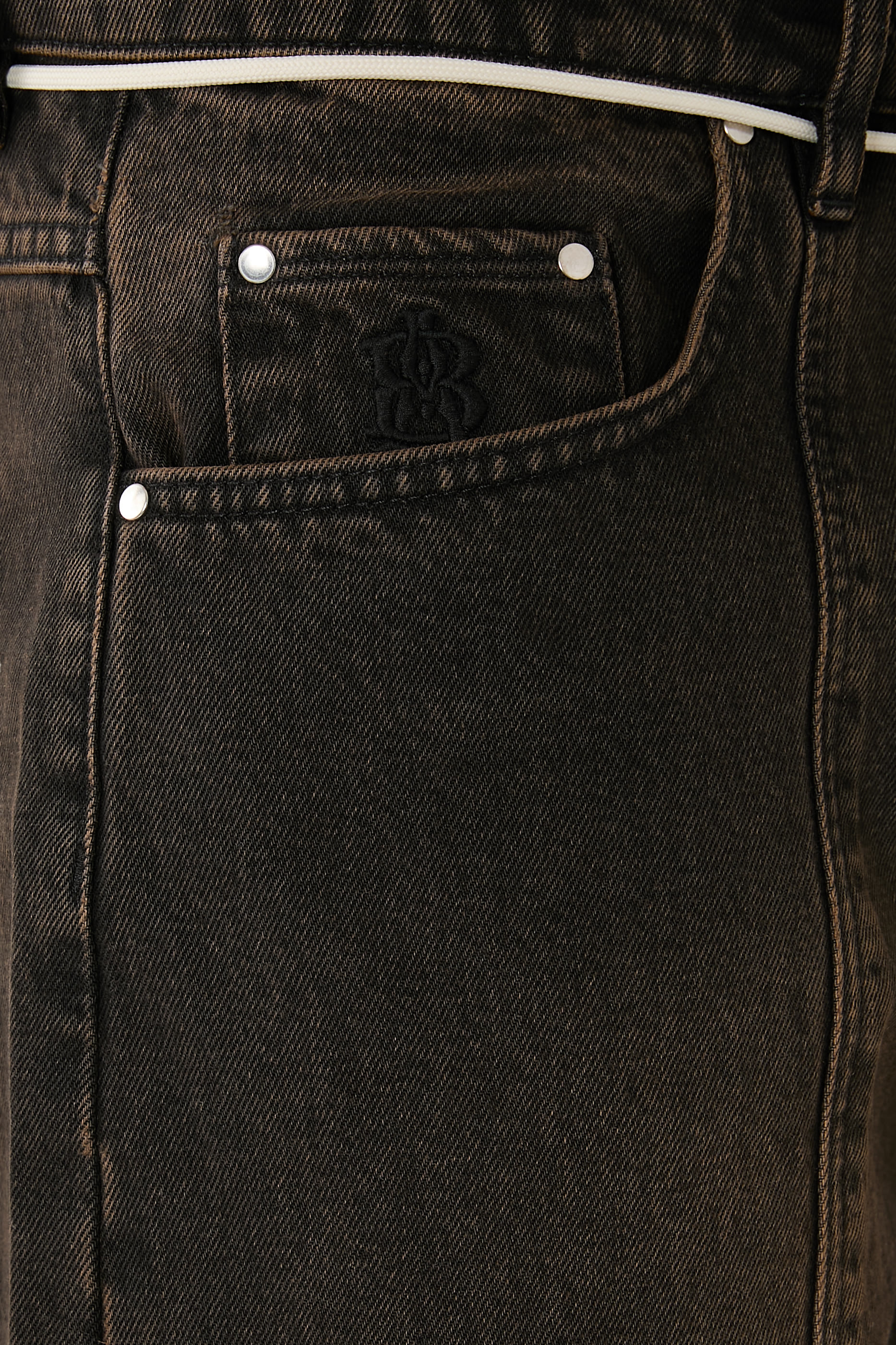 Felled Denim Shorts