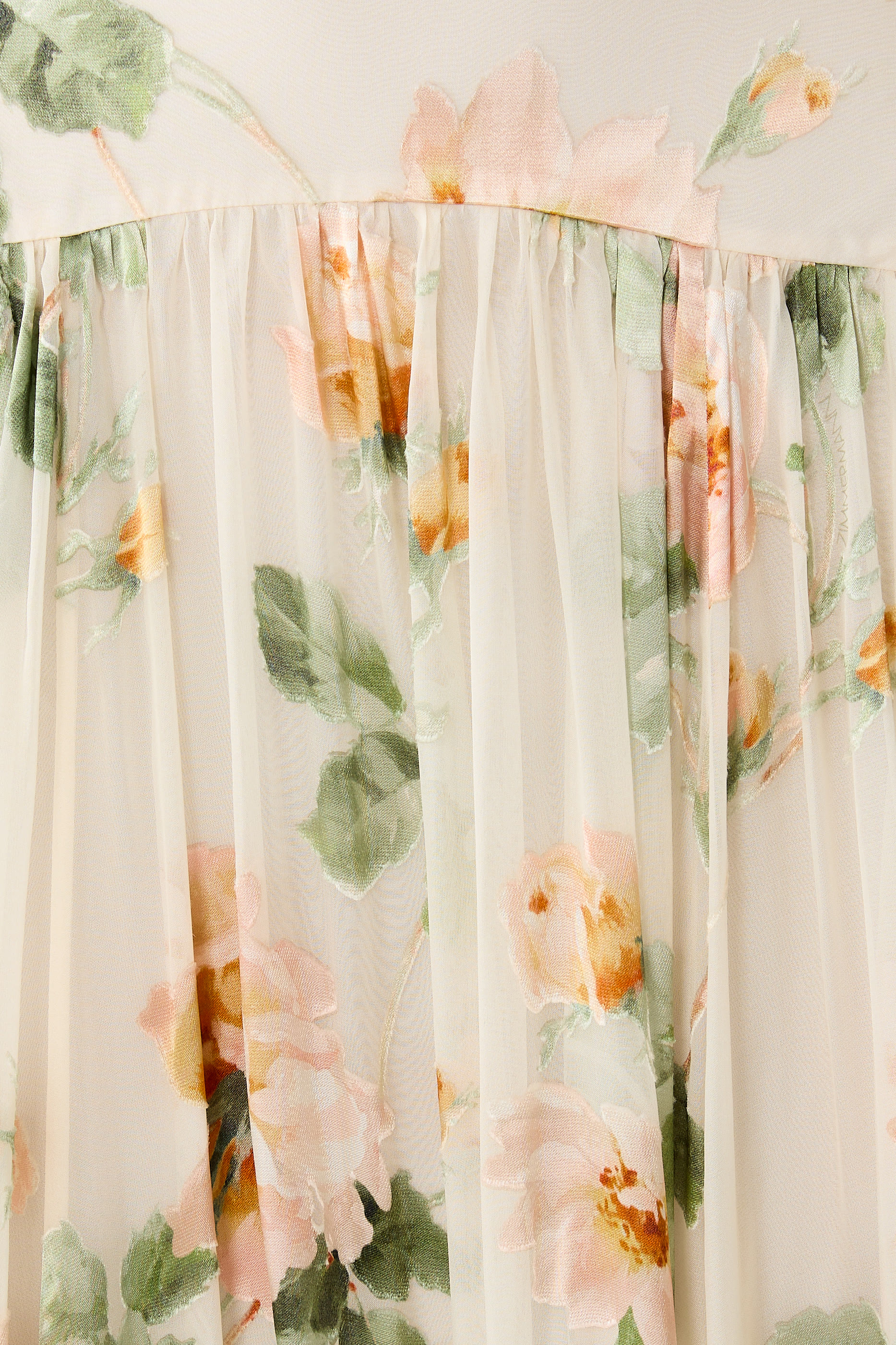 Carousel Burnout Midi Skirt
