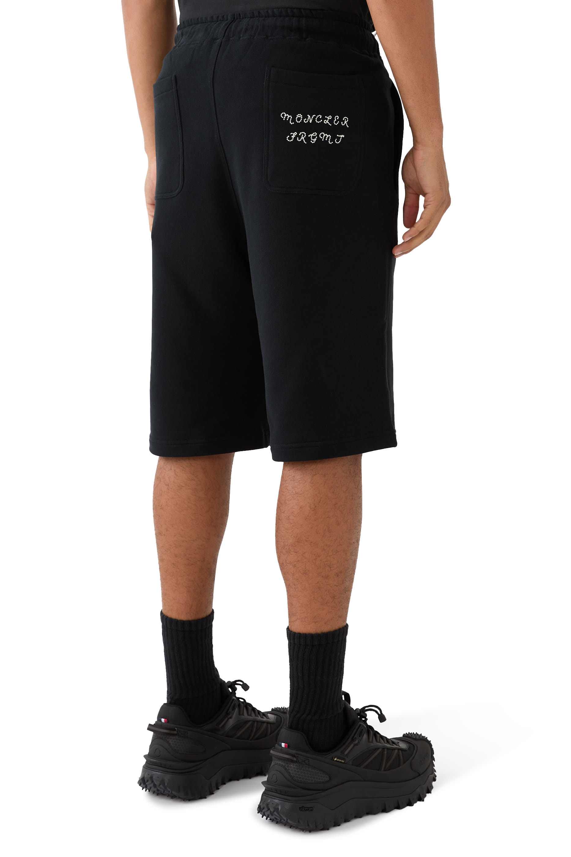 Embroidered Logo Cotton Shorts