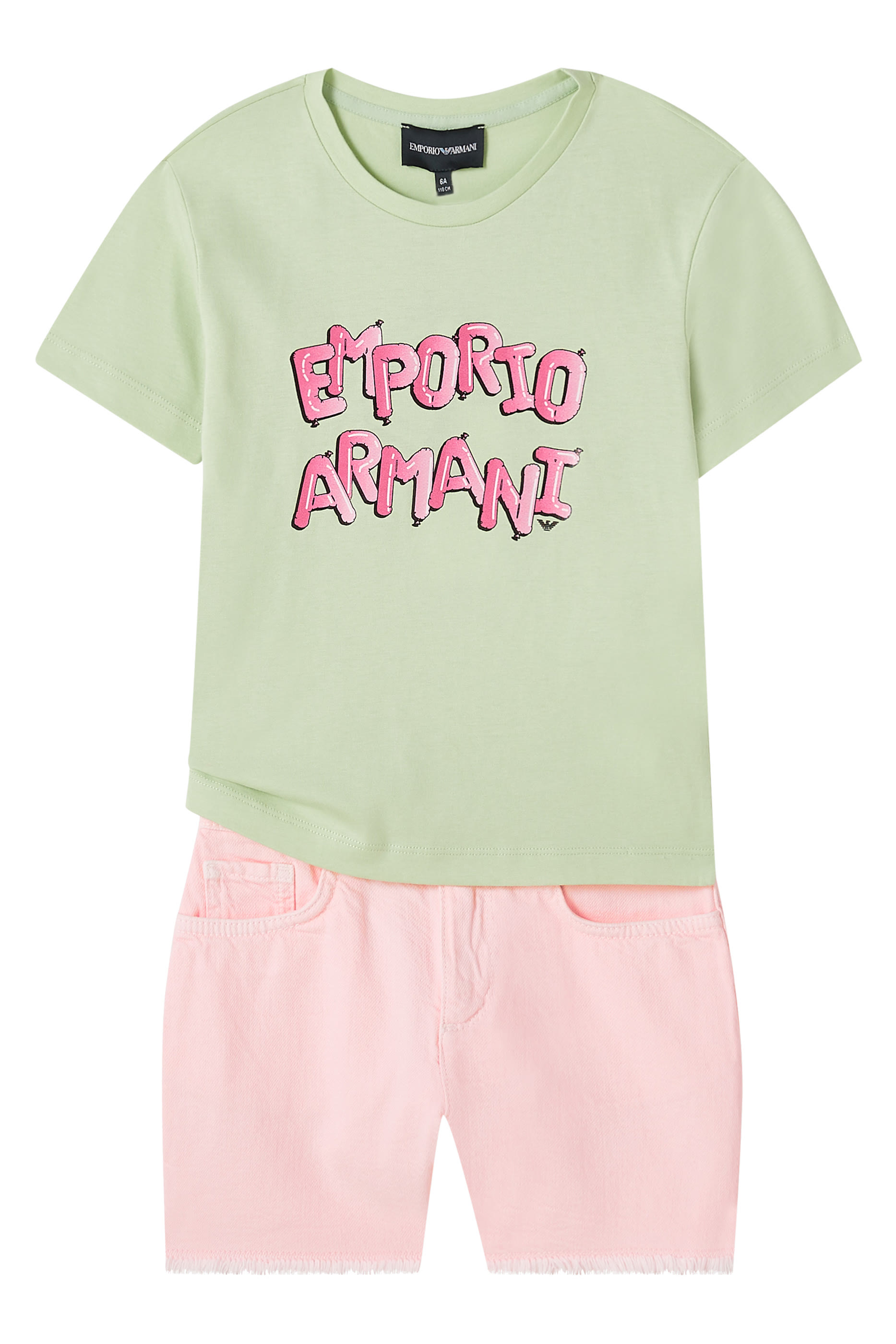 Kids Logo Cotton T-Shirt