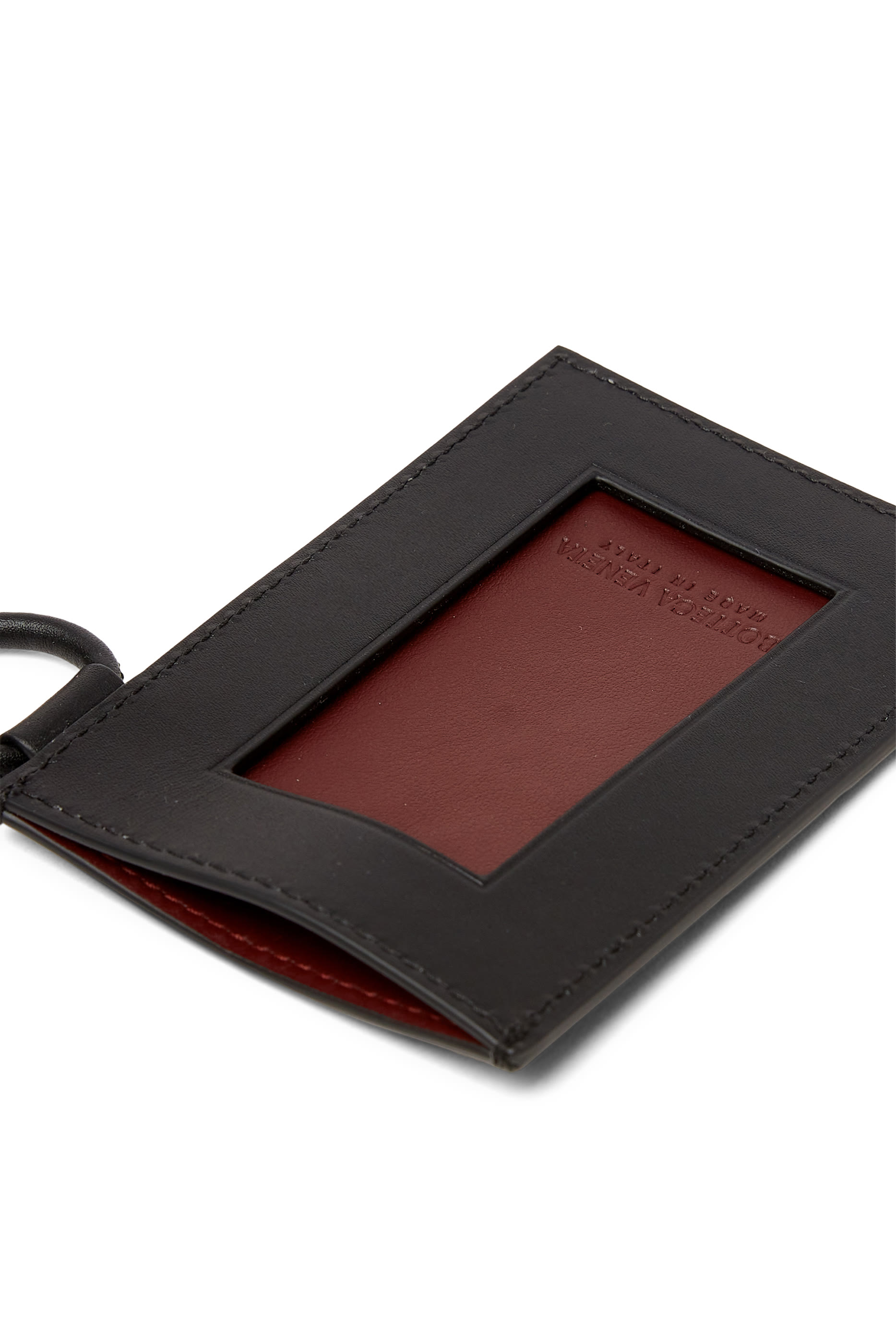 Intrecciato Badge Holder