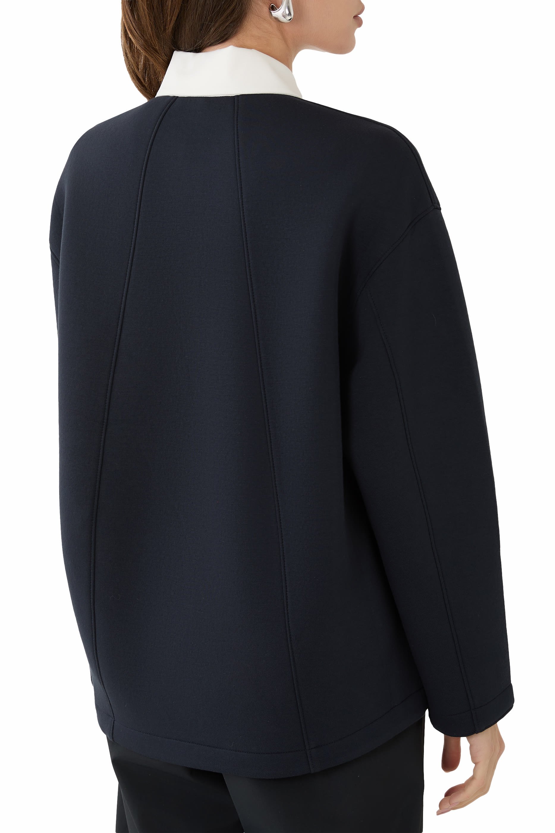 Bonded Viscose Sculpted Polo