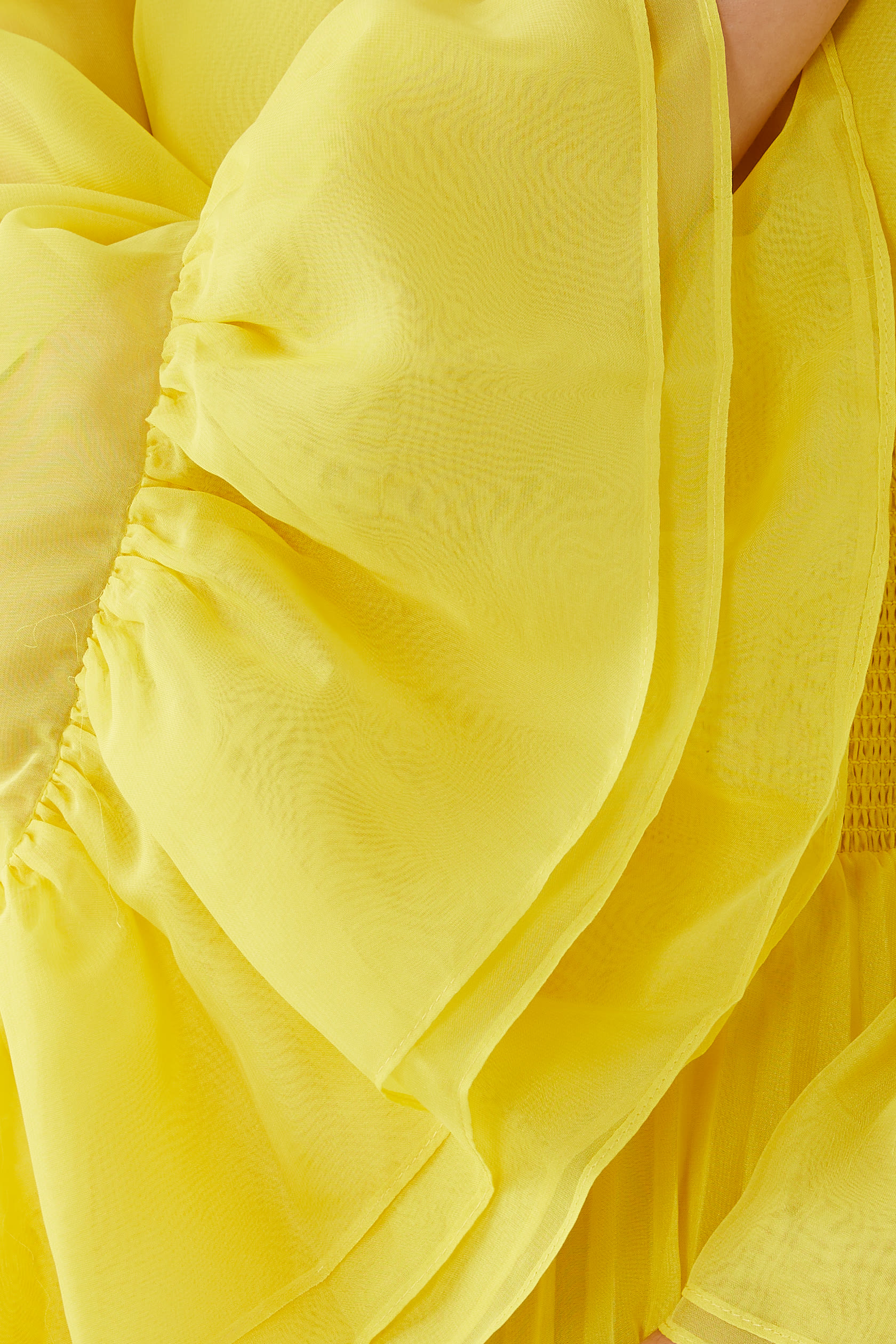 Selene Deep V Pleated Maxi Dress