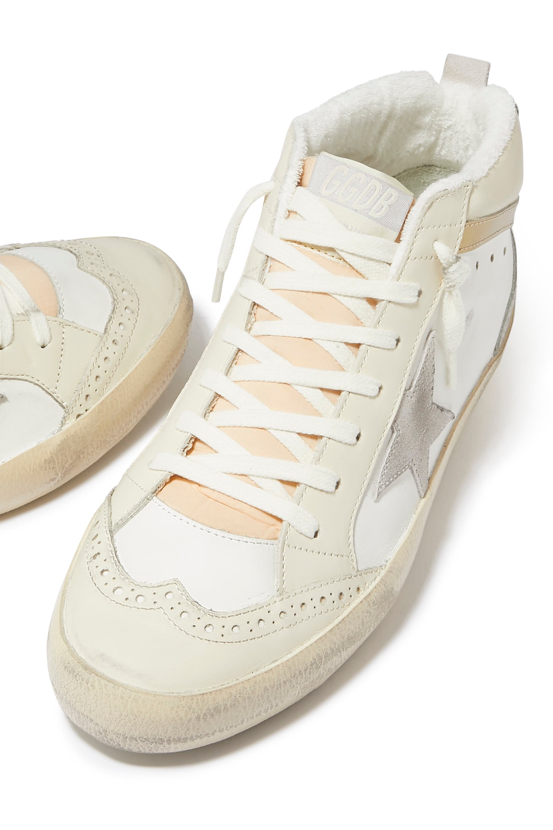 Mid-Star Leather Sneakers