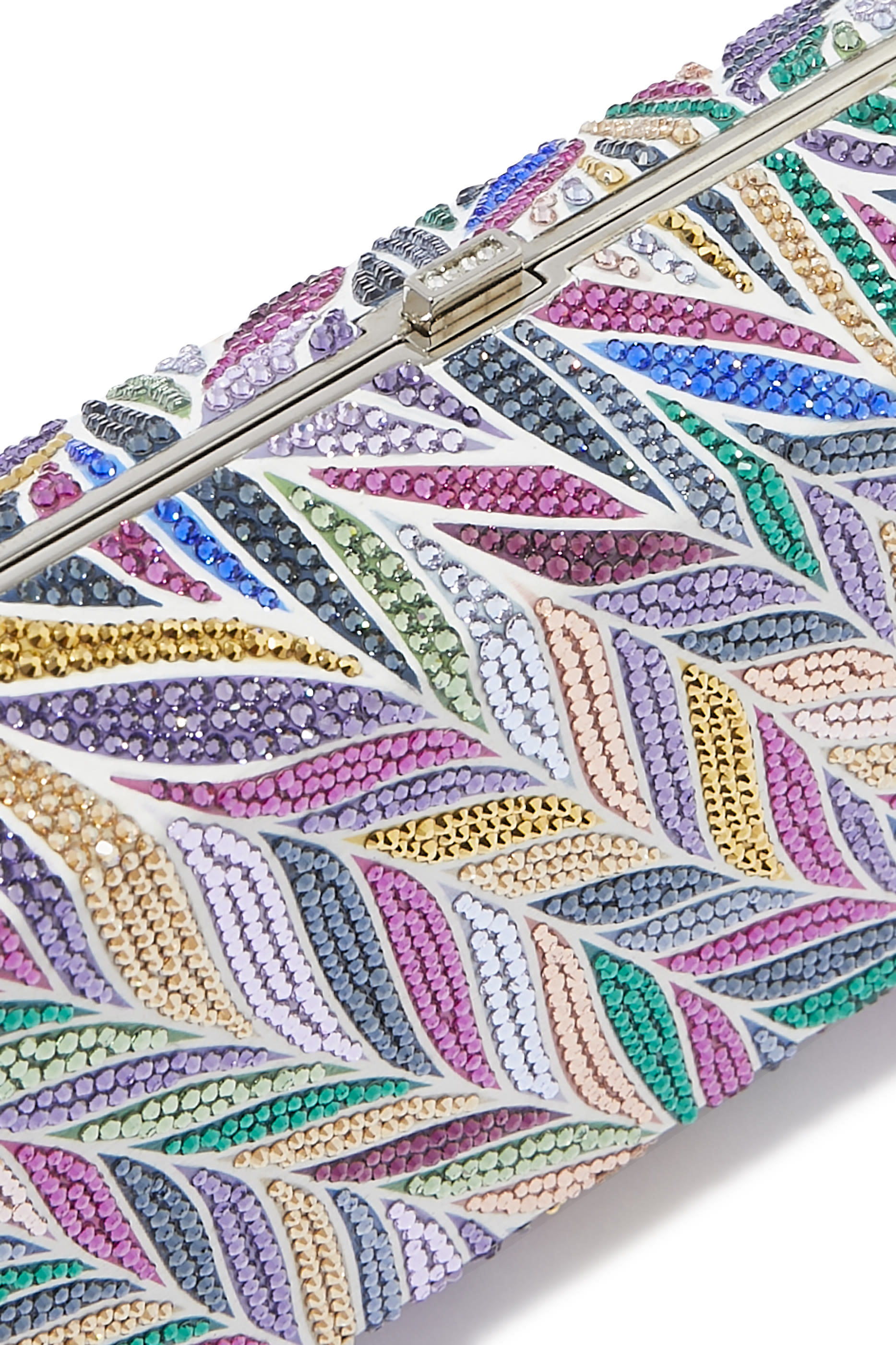 Slim Rectangle Beach Mural Clutch Bag