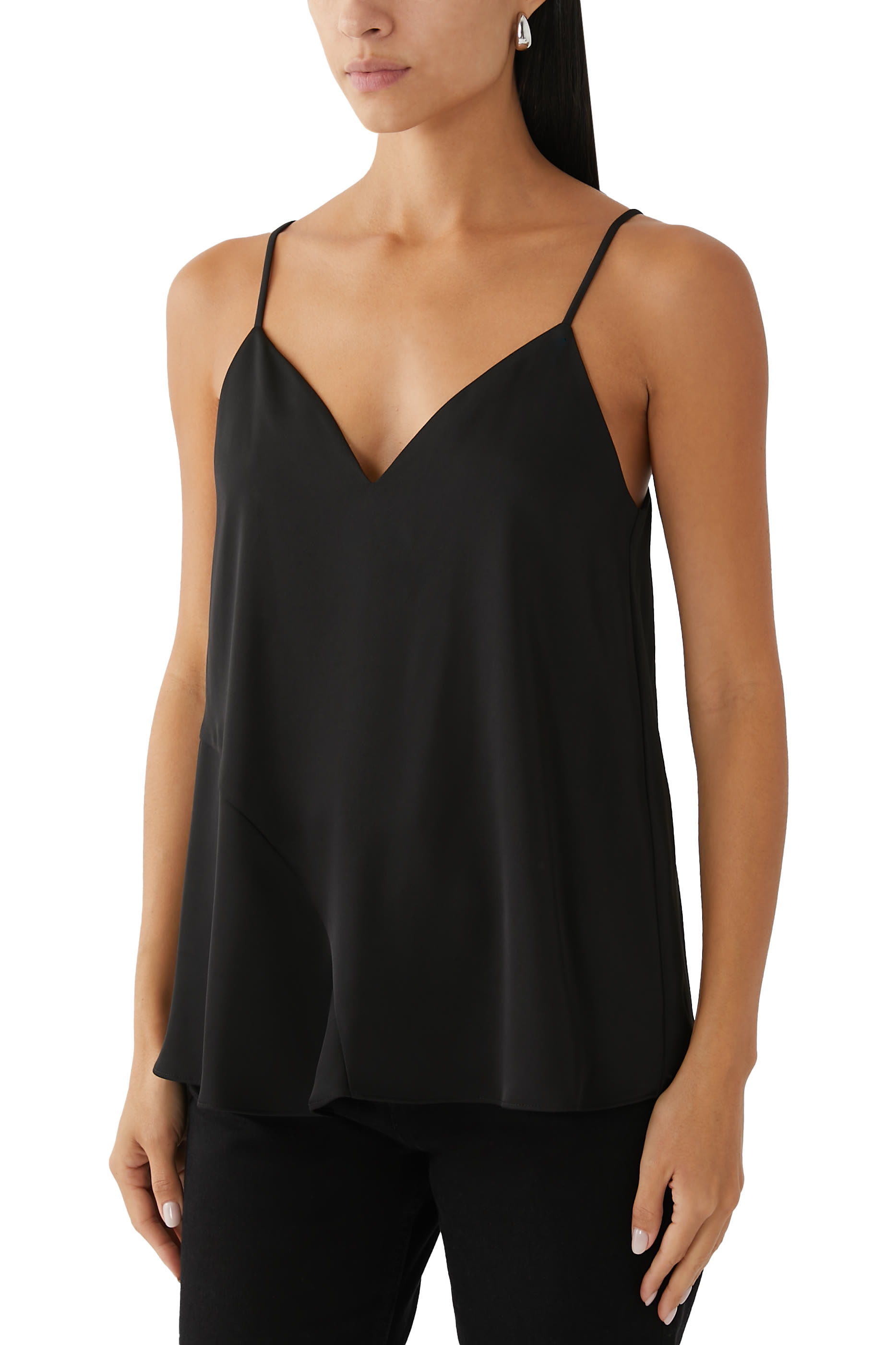 Matte Satin Fabric Top