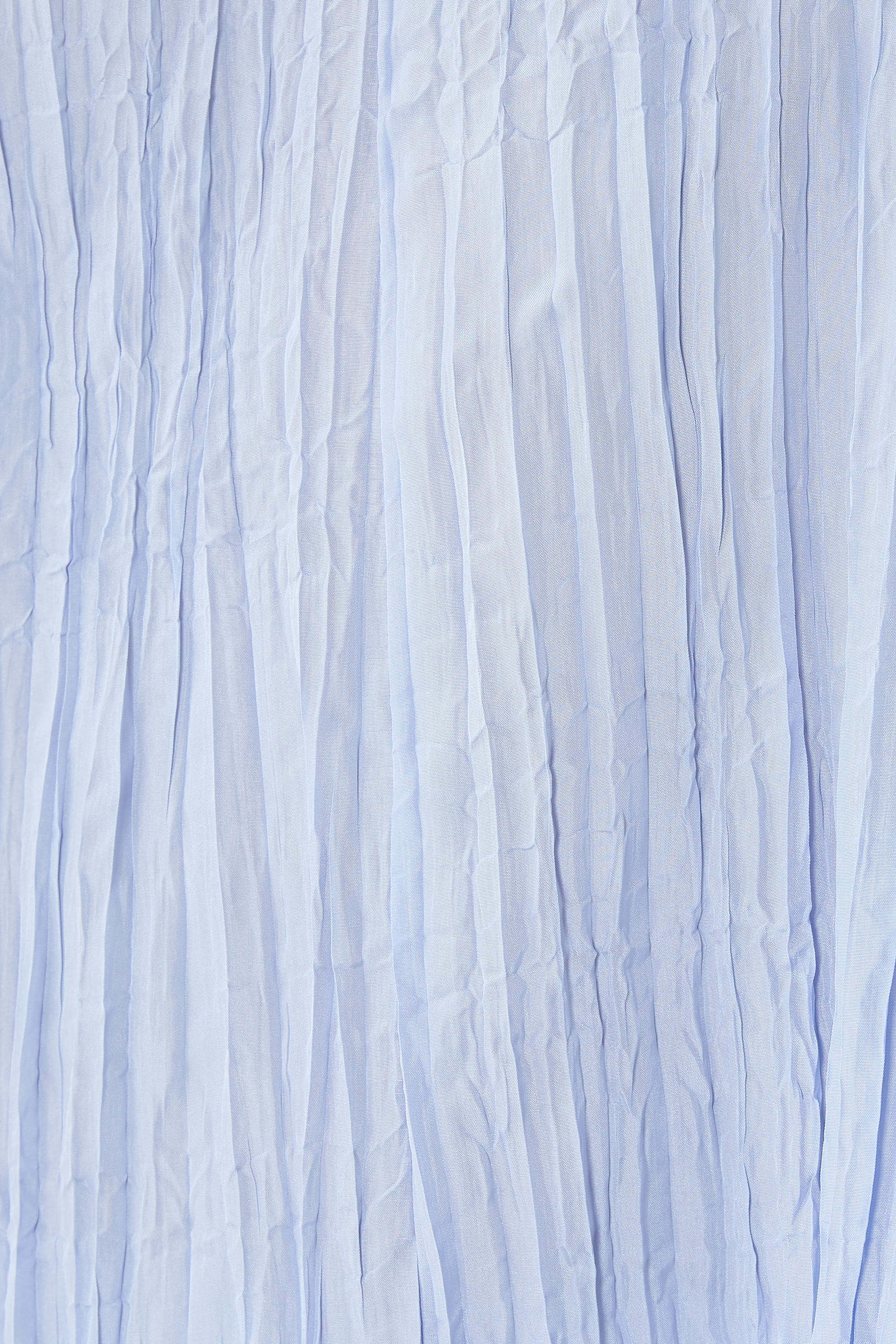 Crushed Silk V-Neck Dress