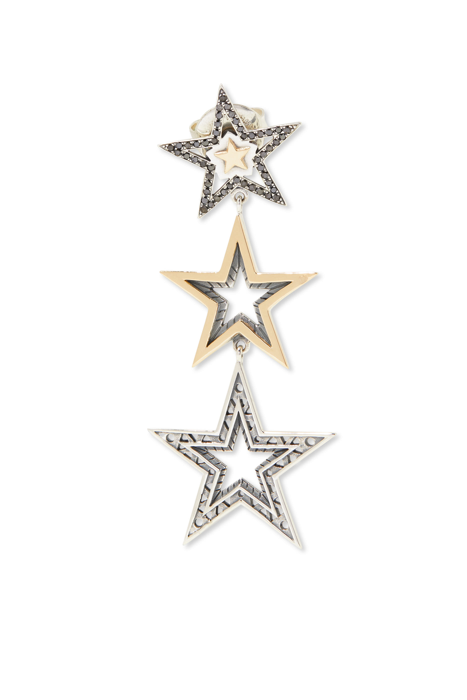 3-Star Earrings