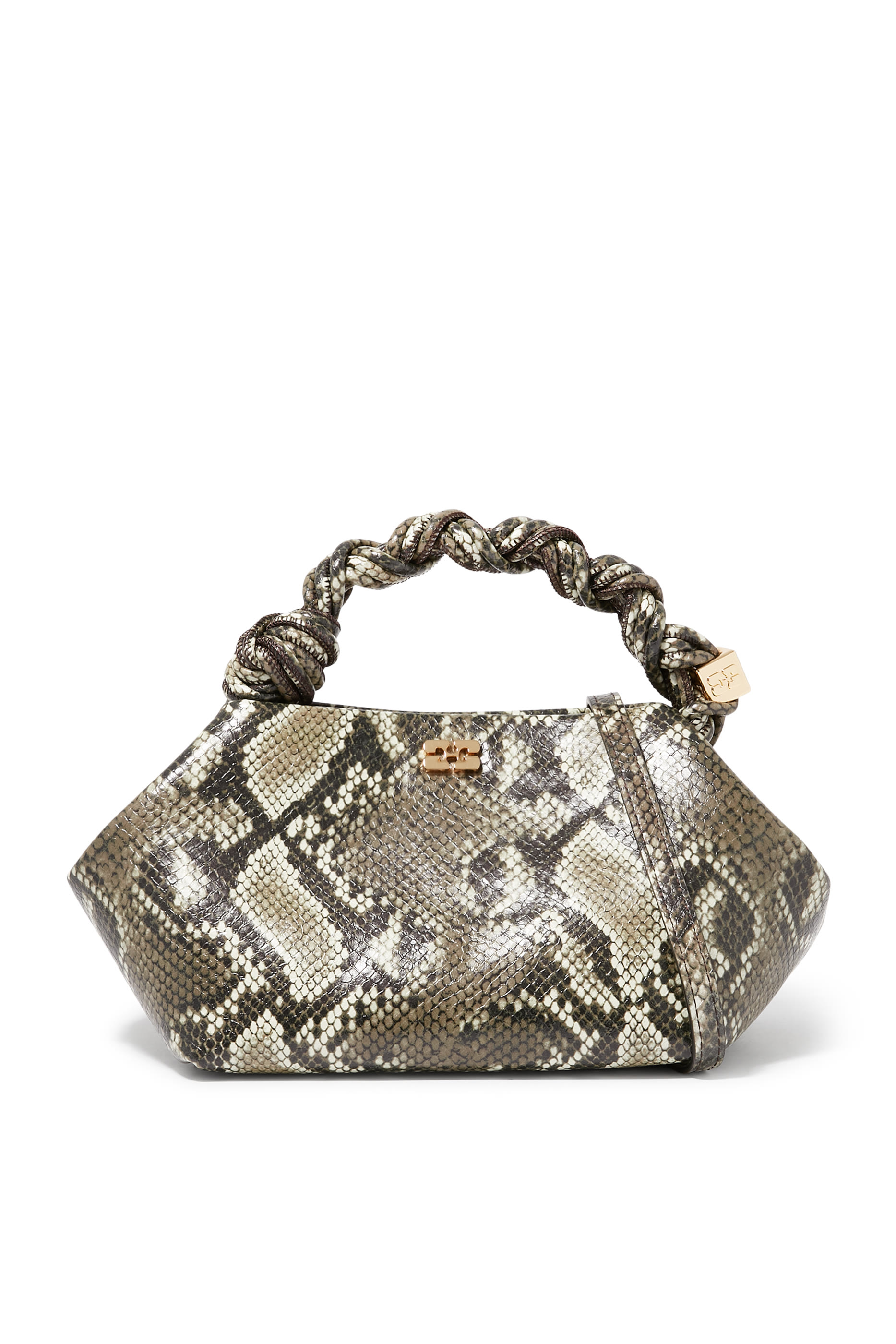 Snake Print Bou Bag