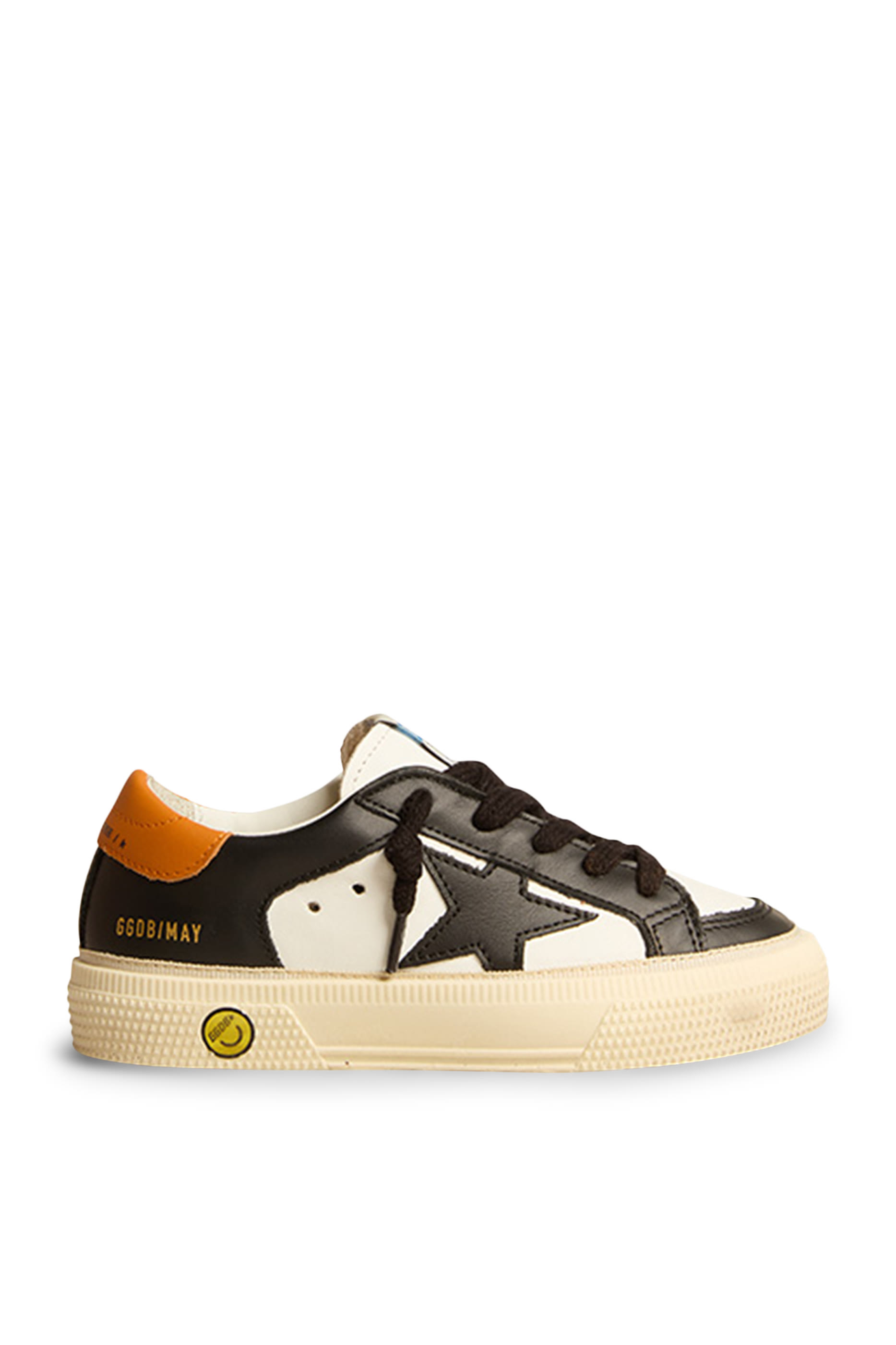 May Star-Patch Leather Sneakers