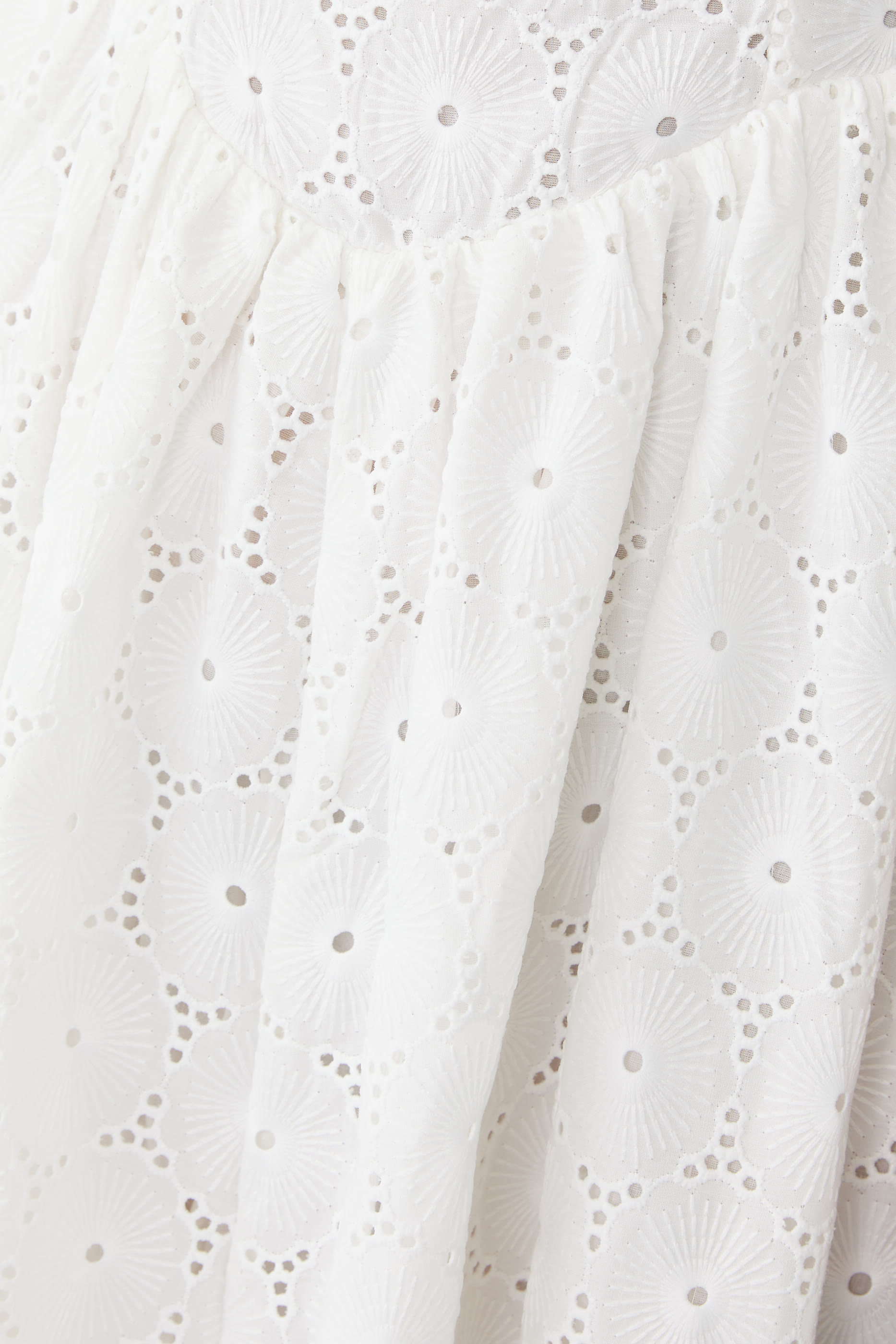 Milana Broderie Anglaise Midi Dress