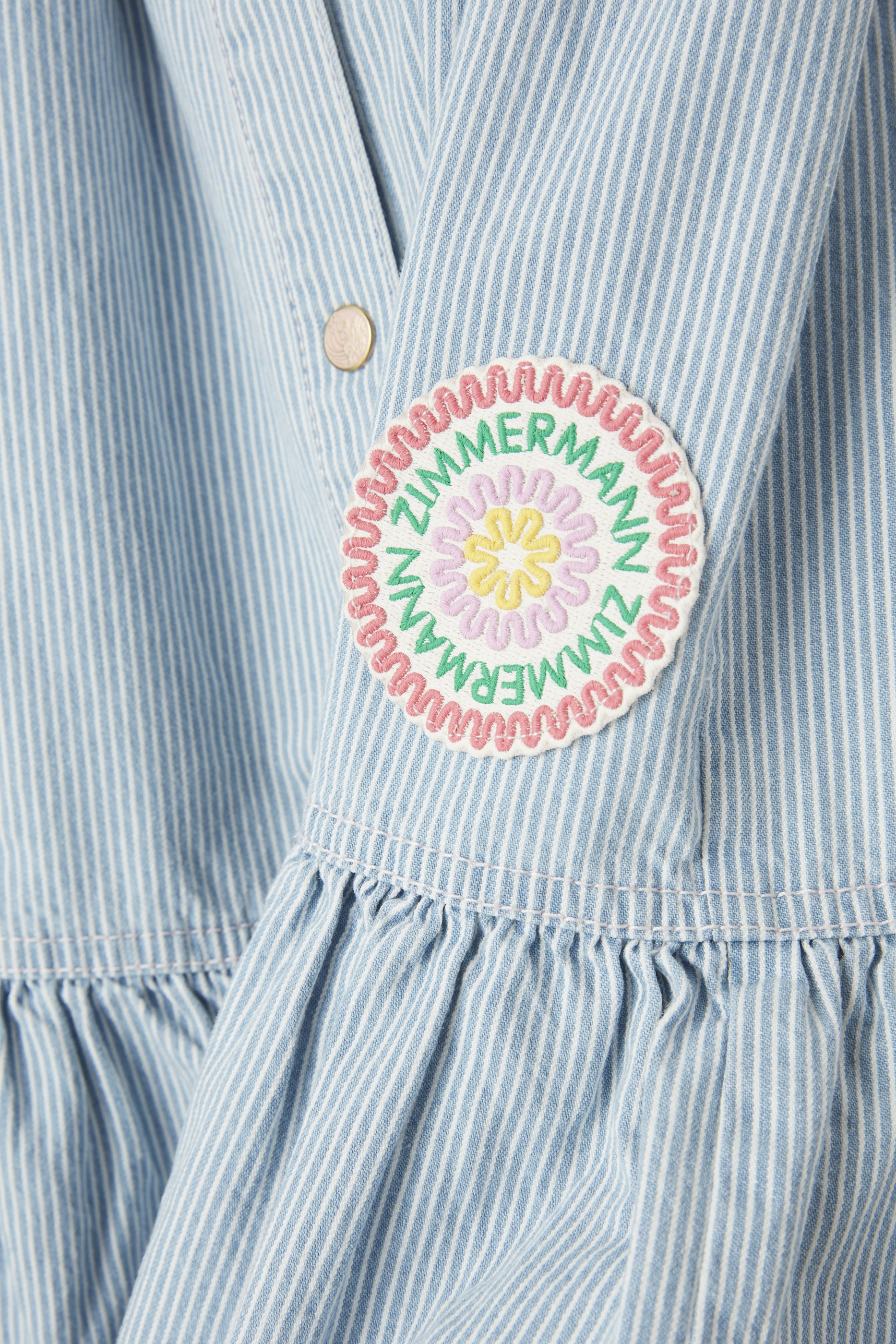 Kids Wylie Denim Flutter Dress