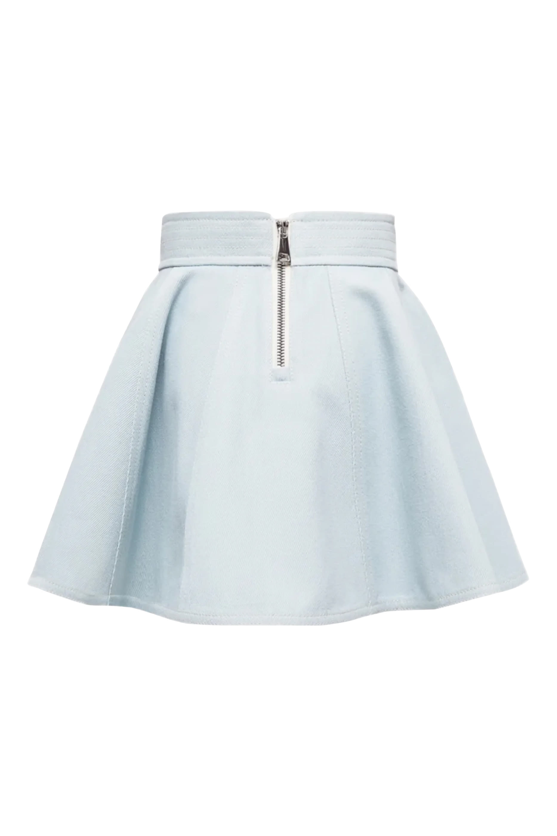 Kids Flared Denim Mini Skirt