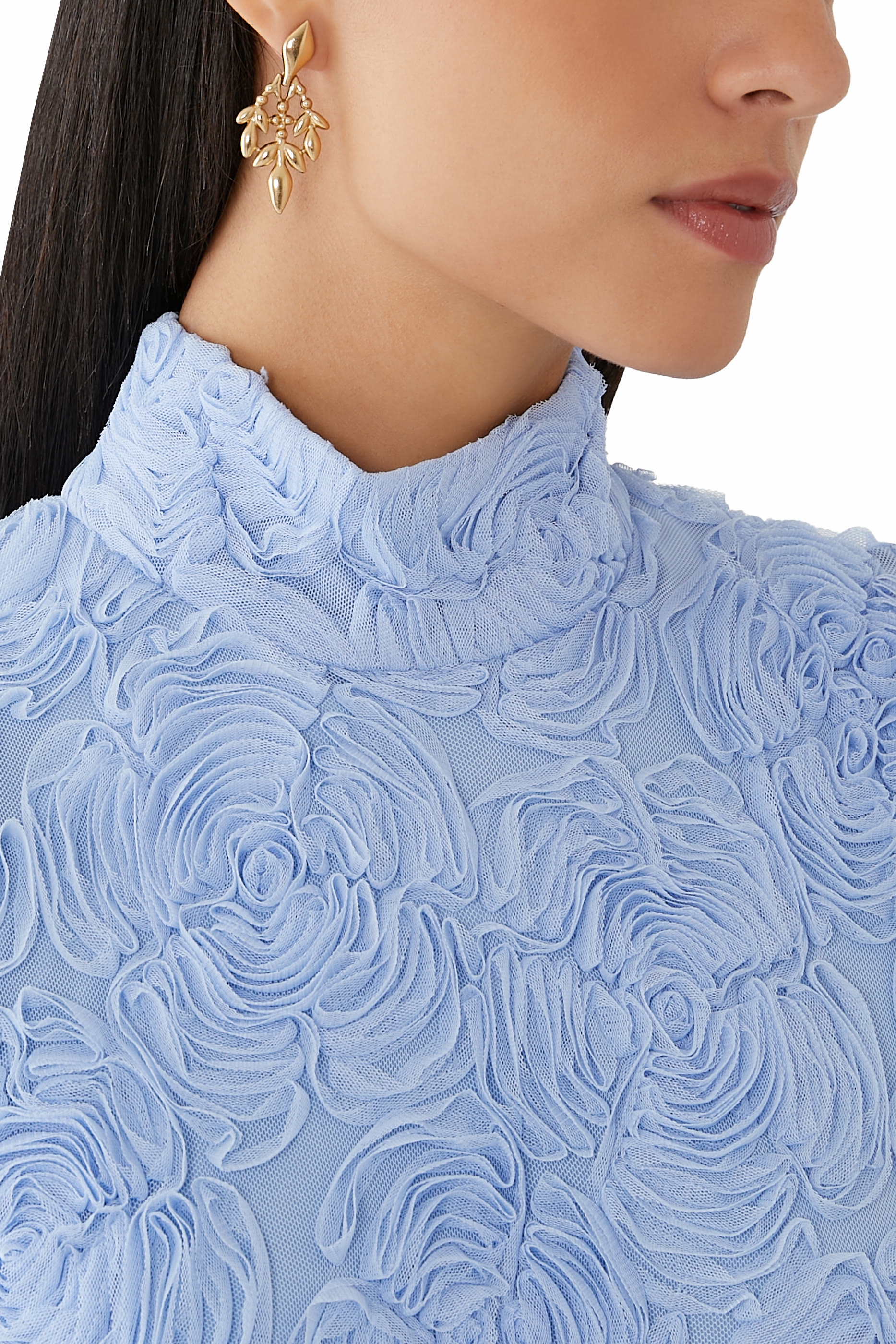 Aolea Earrings, Gold-Plated Brass