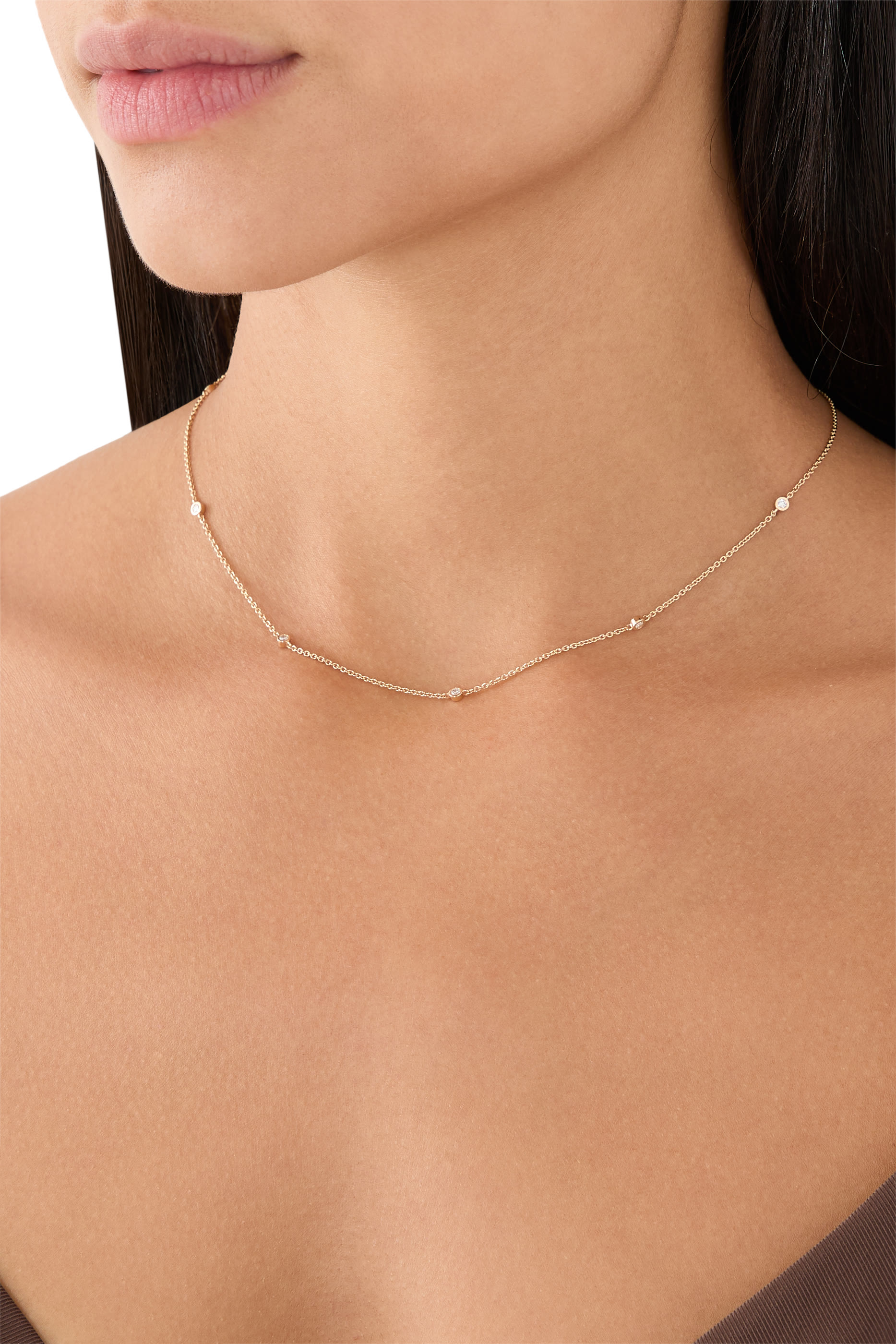 Fine Floating Diamond Necklace
