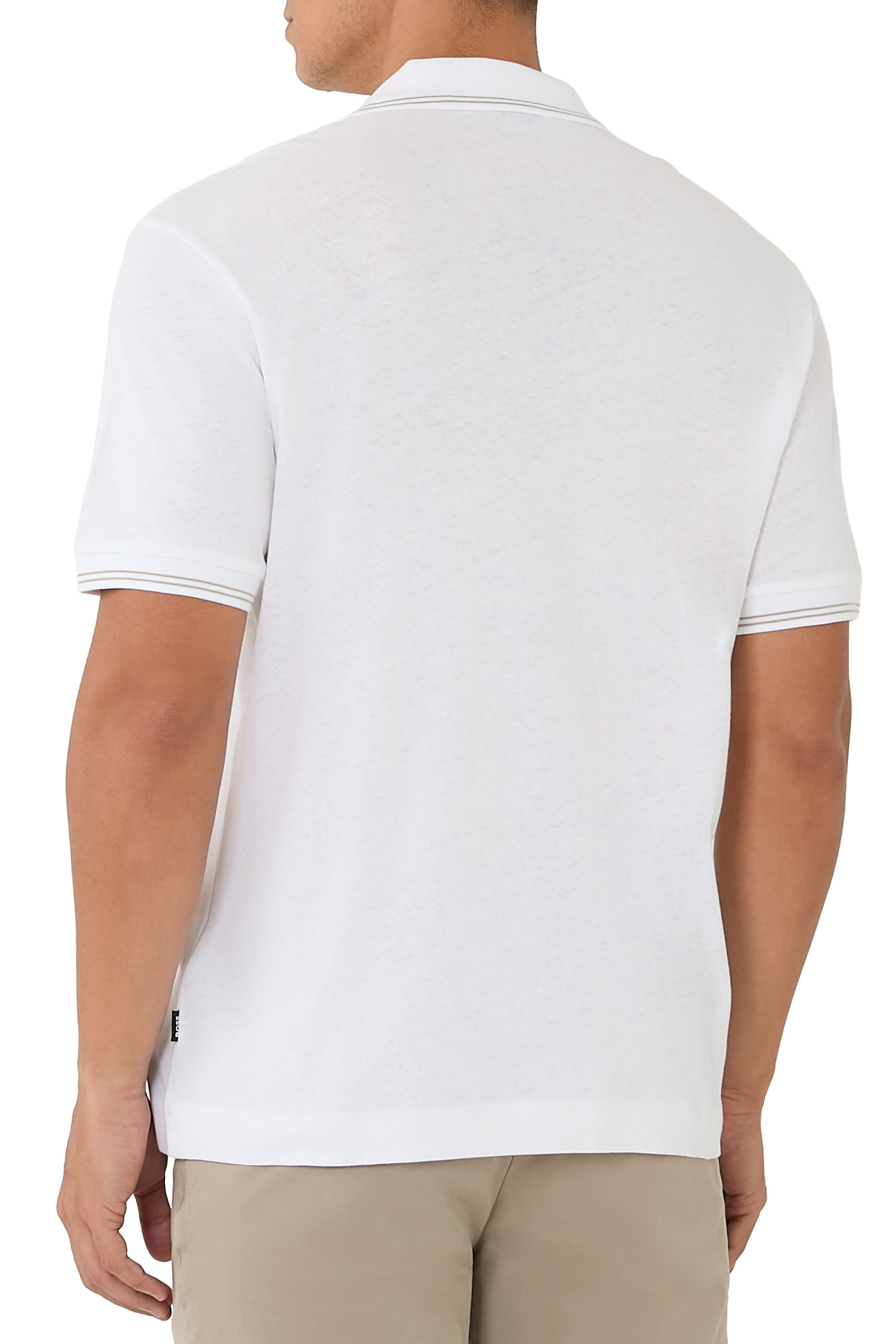 Cotton-Linen Polo Shirt