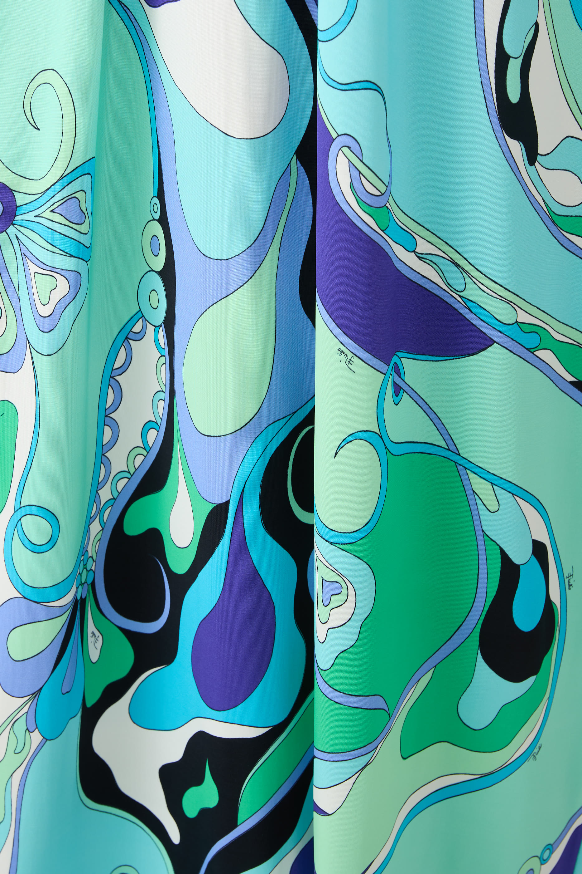 Printed Jersey Kaftan