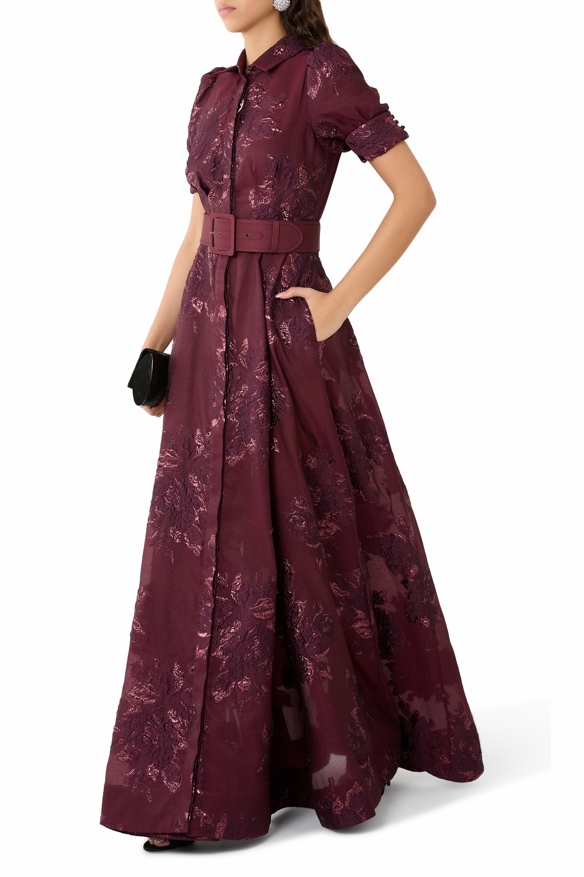 Arlette Short Sleeve Gown