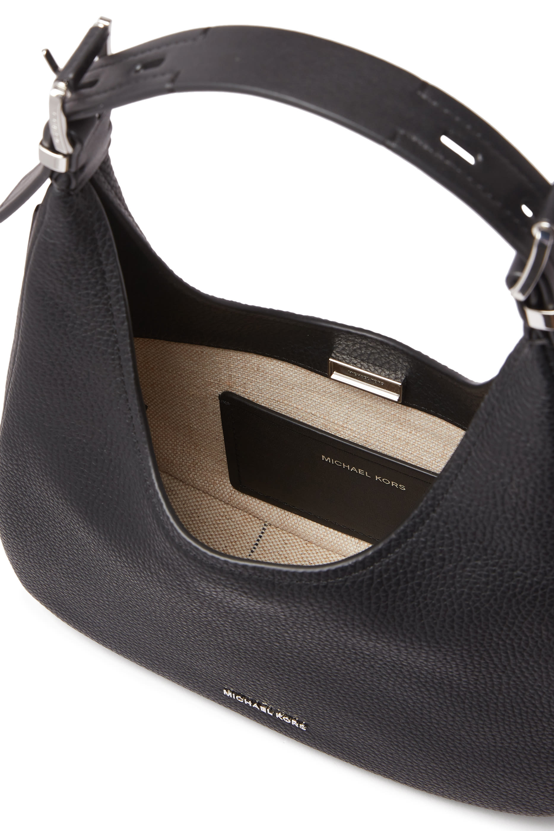 Nolita Small Pebbled Leather Hobo Shoulder Bag