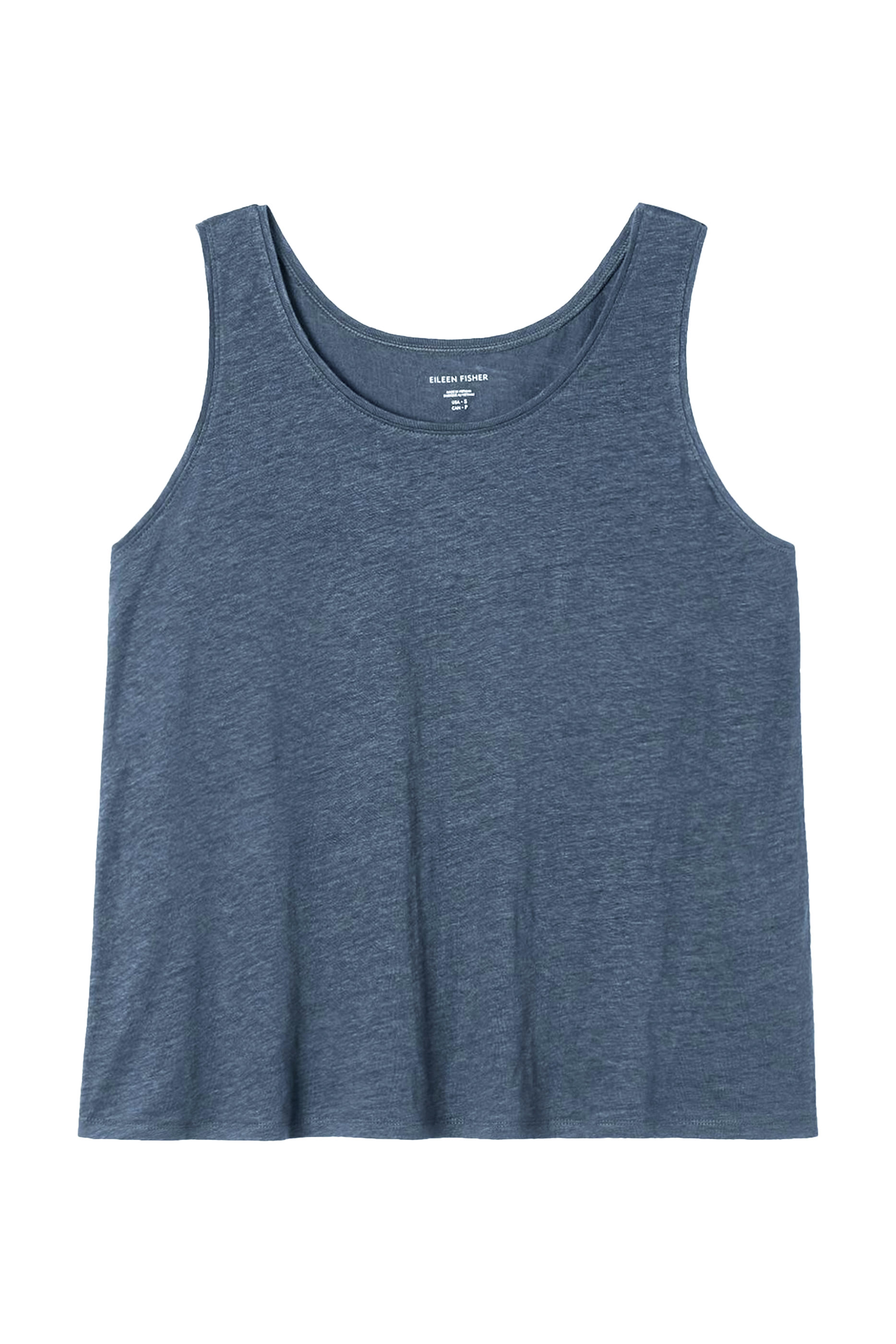 Organic Linen Jersey Scoop Neck Tank