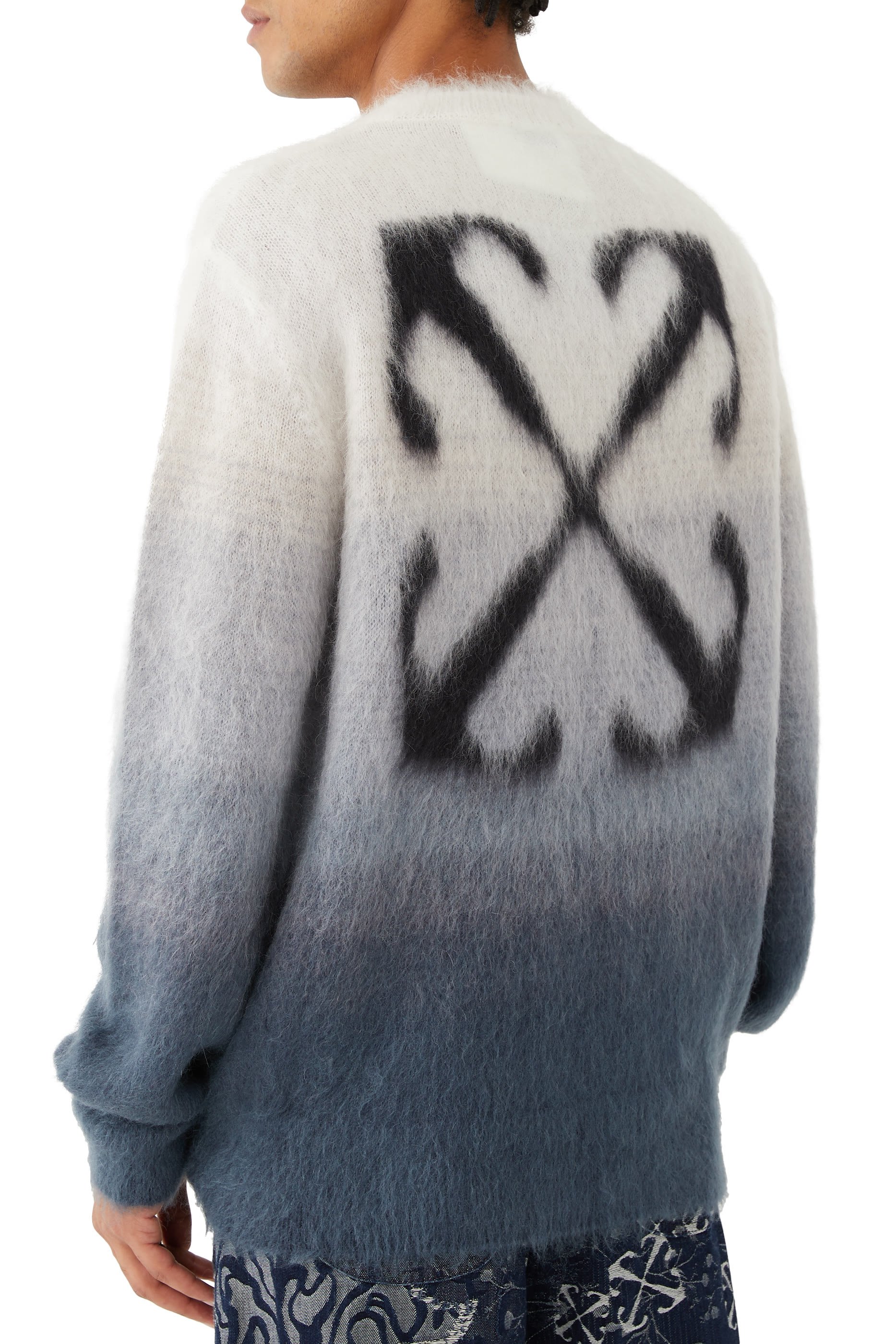 Mohair Arrow Grad Knit Crewneck