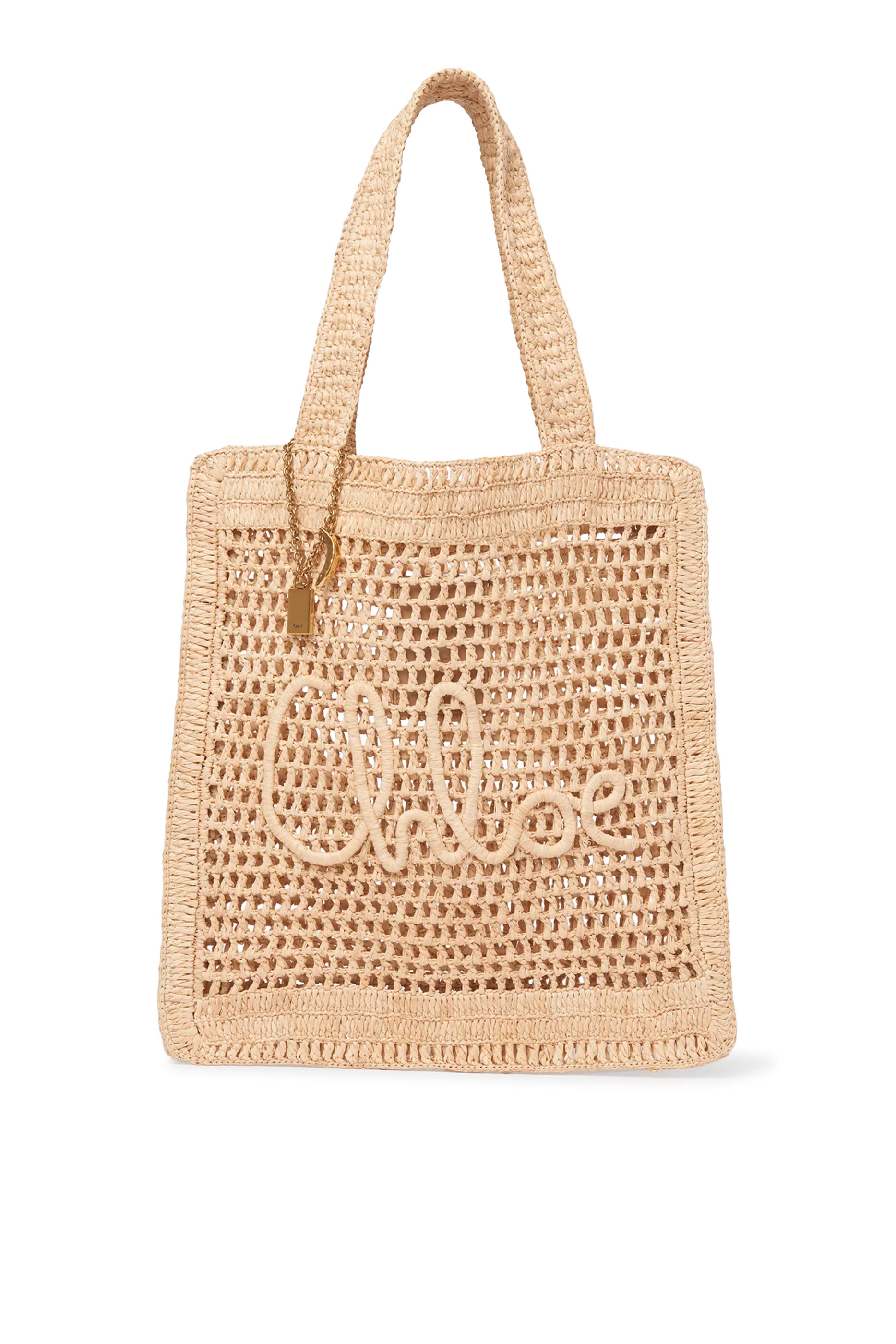 Summer Banana Tote Bag in Raffia