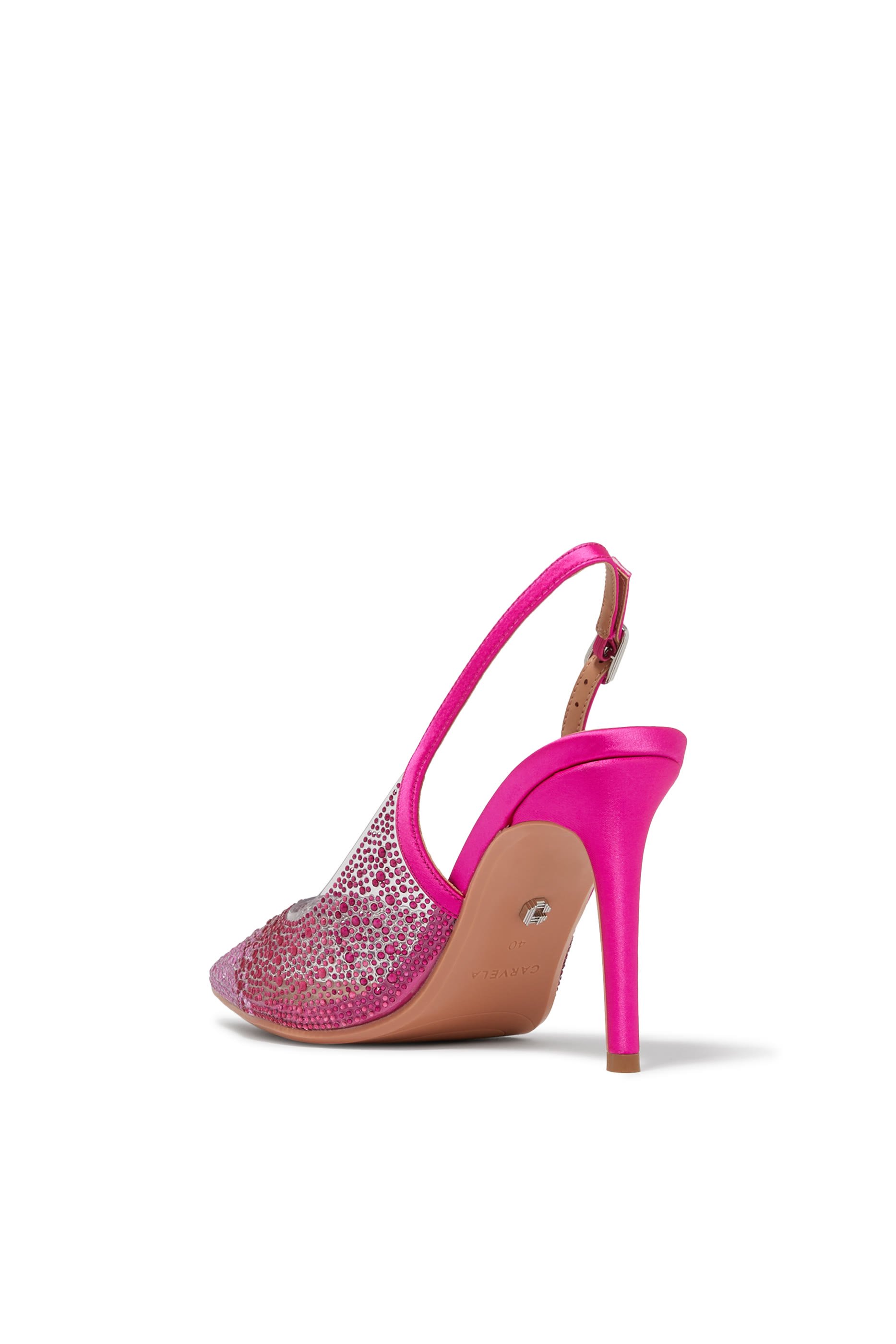 Carvela 100 Positano Vinyl Sling Back Pumps