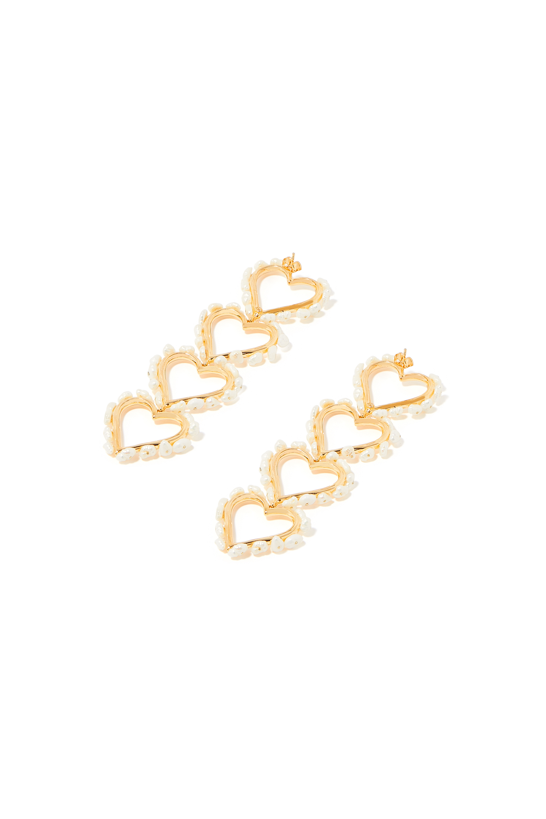 Statement Hearts Earrings